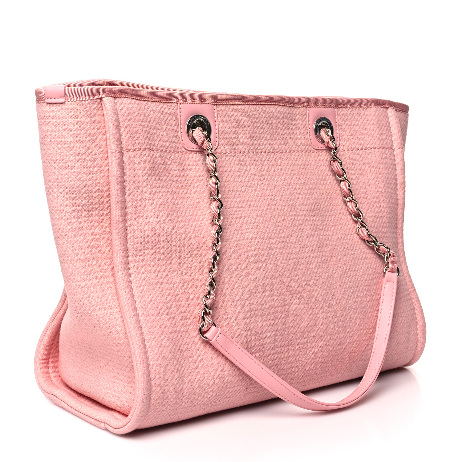 NMMixed Fibers Small Deauville Tote Pink