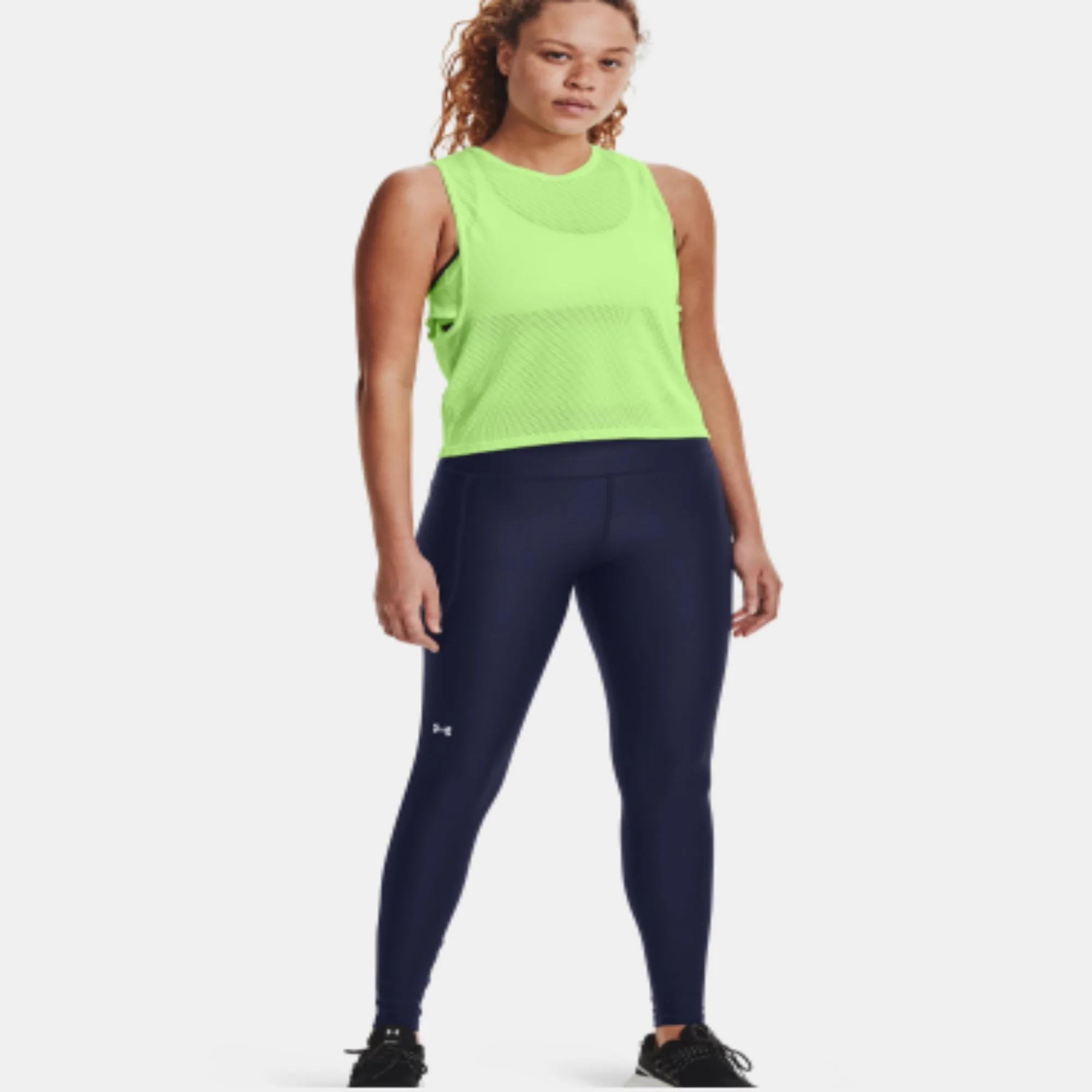 NMWomen's Under Armour HeatGear® No-Slip Waistband Full-Length Leggings