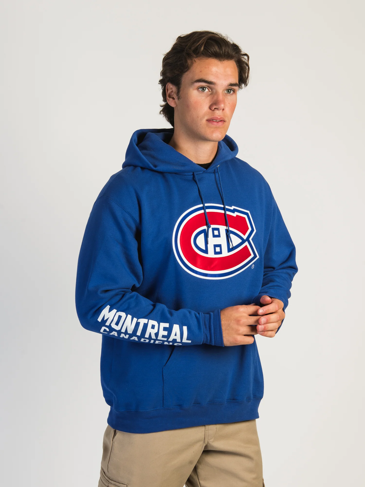 NMCHAMPION NHL MONTREAL CANADIENS CENTER ICE PULL OVER HOODIE