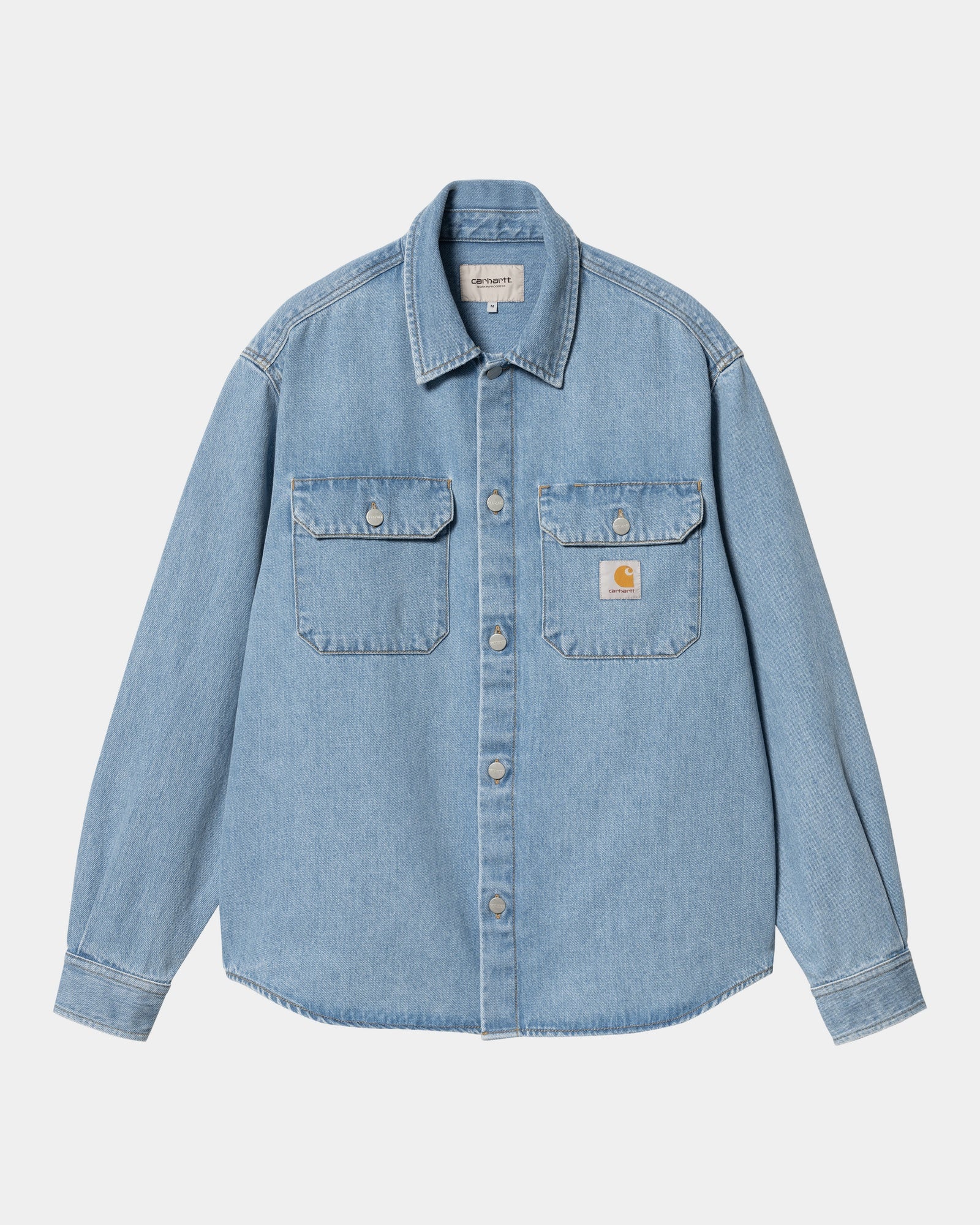 NMHarvey Shirt Jacket | Blue (stone bleached)
