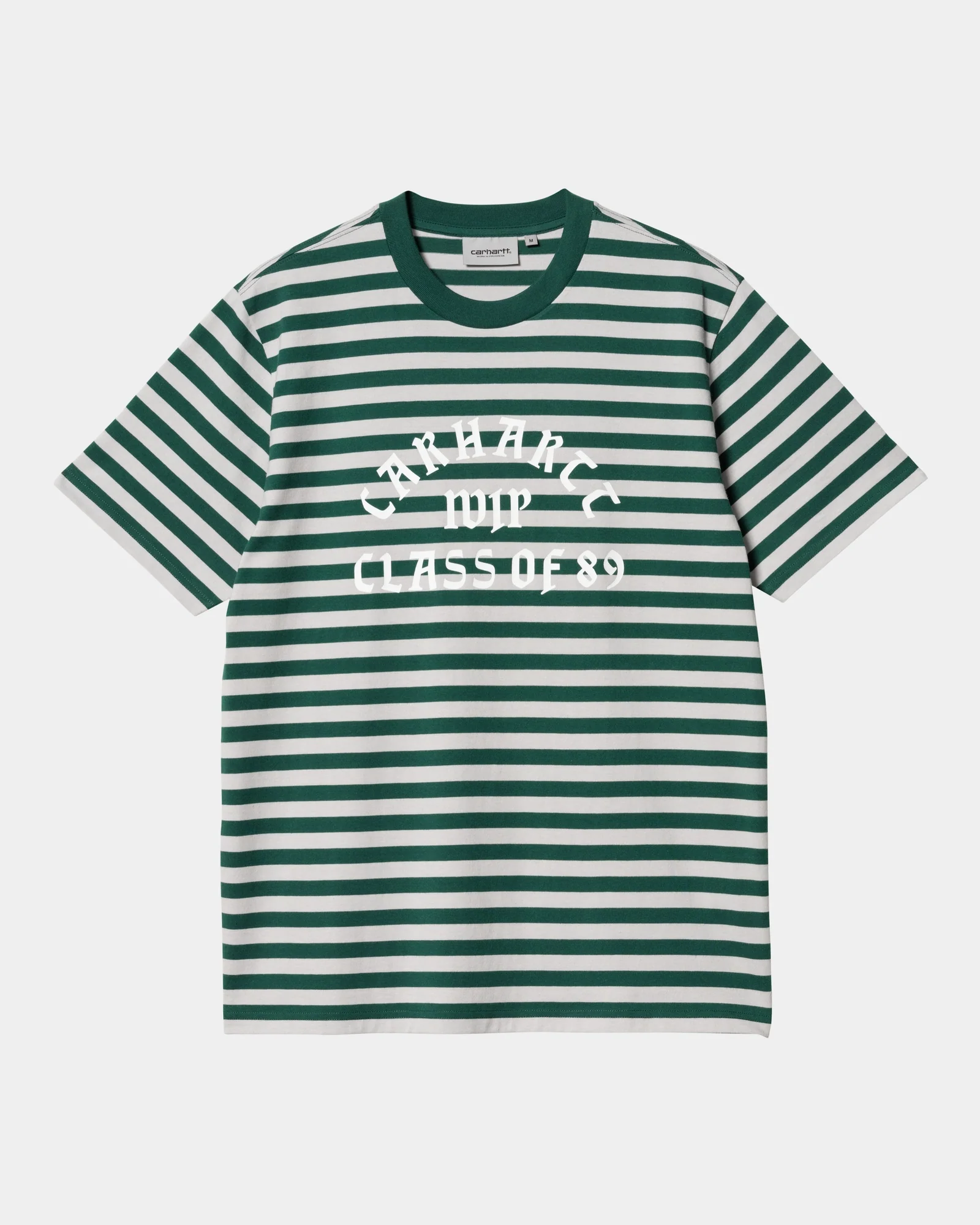 NMScotty Stripe Athletic T- Shirt | Chervil / Sonic Silver