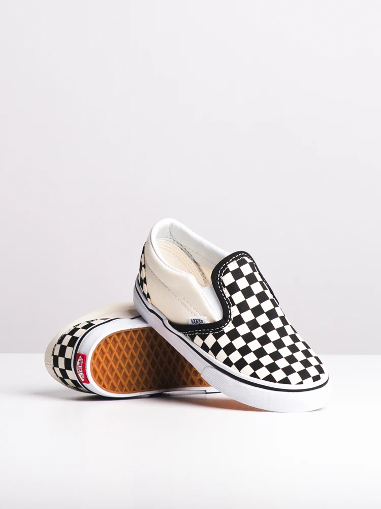 NMKIDS VANS TODDLER CLASSIC SLIP-ON CHECKER SNEAKER