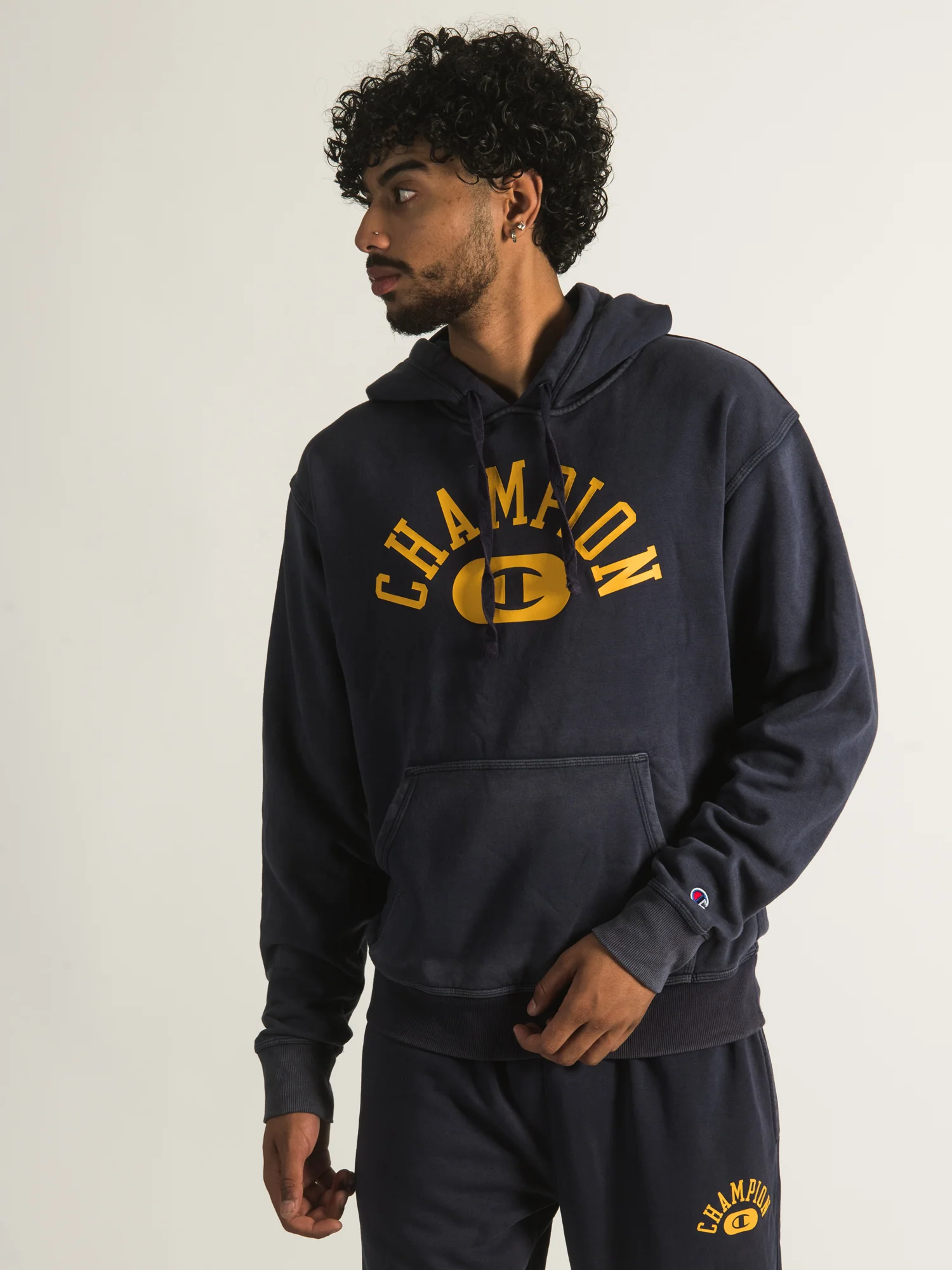 NMCHAMPION VINTAGE WASH VARSITY HOODIE