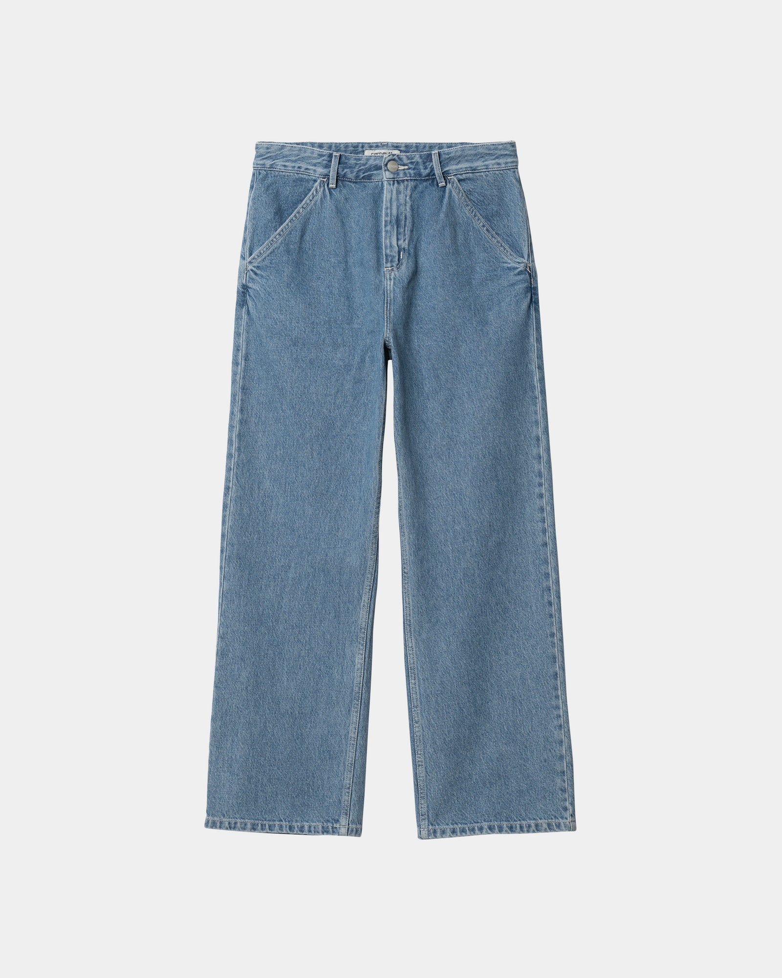 NMWomen's Simple Pant - Denim | Blue (heavy stone wash)
