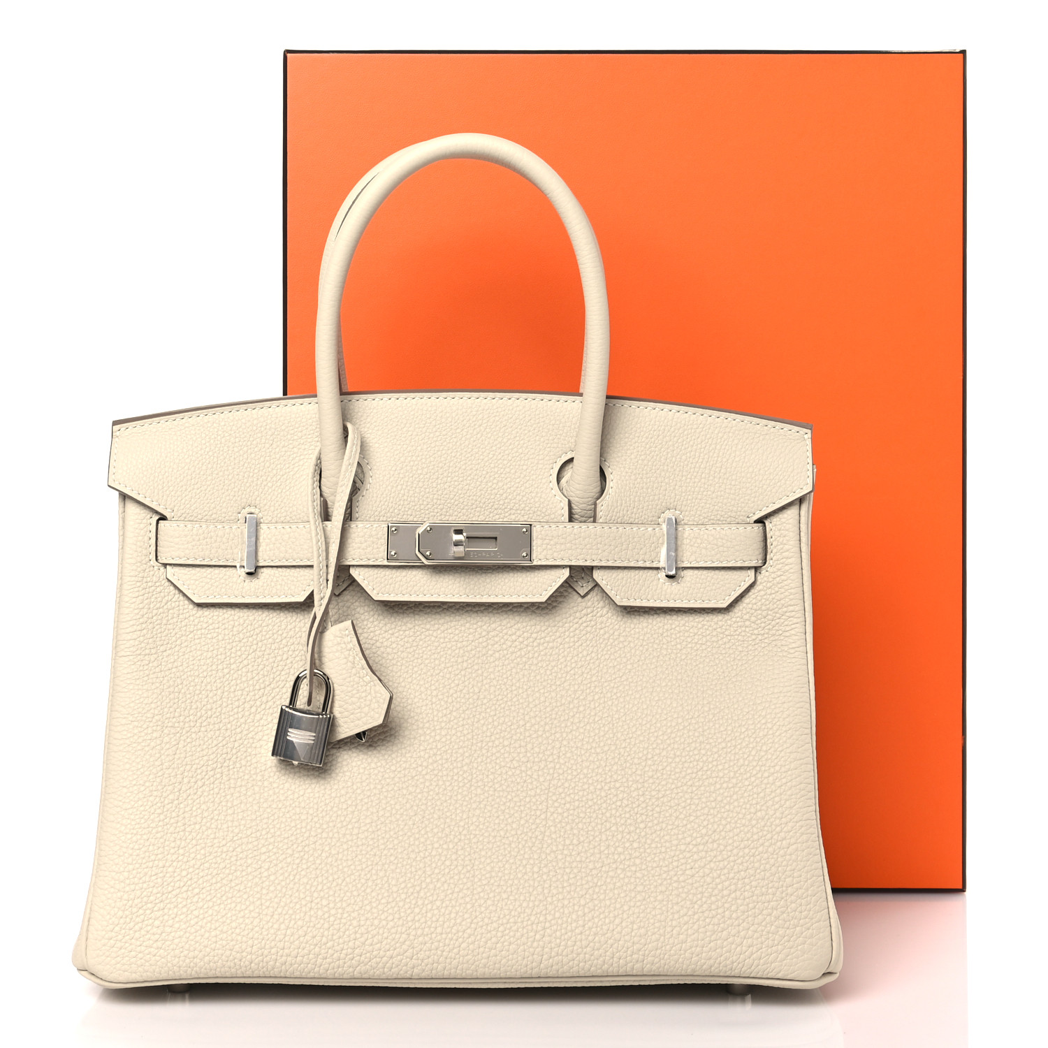 NMTogo Birkin 30 Craie（Silver Lock）