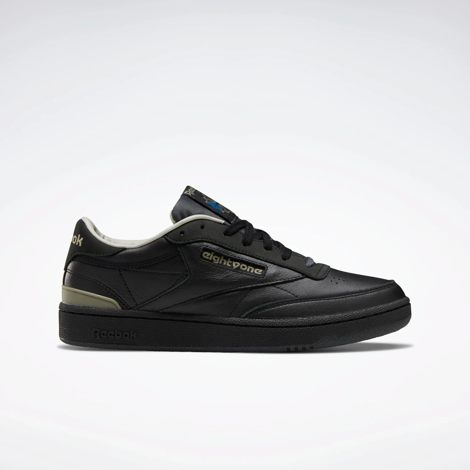 NMReebok Men's Club C 85 Shoes - Black / Khaki / The Blues