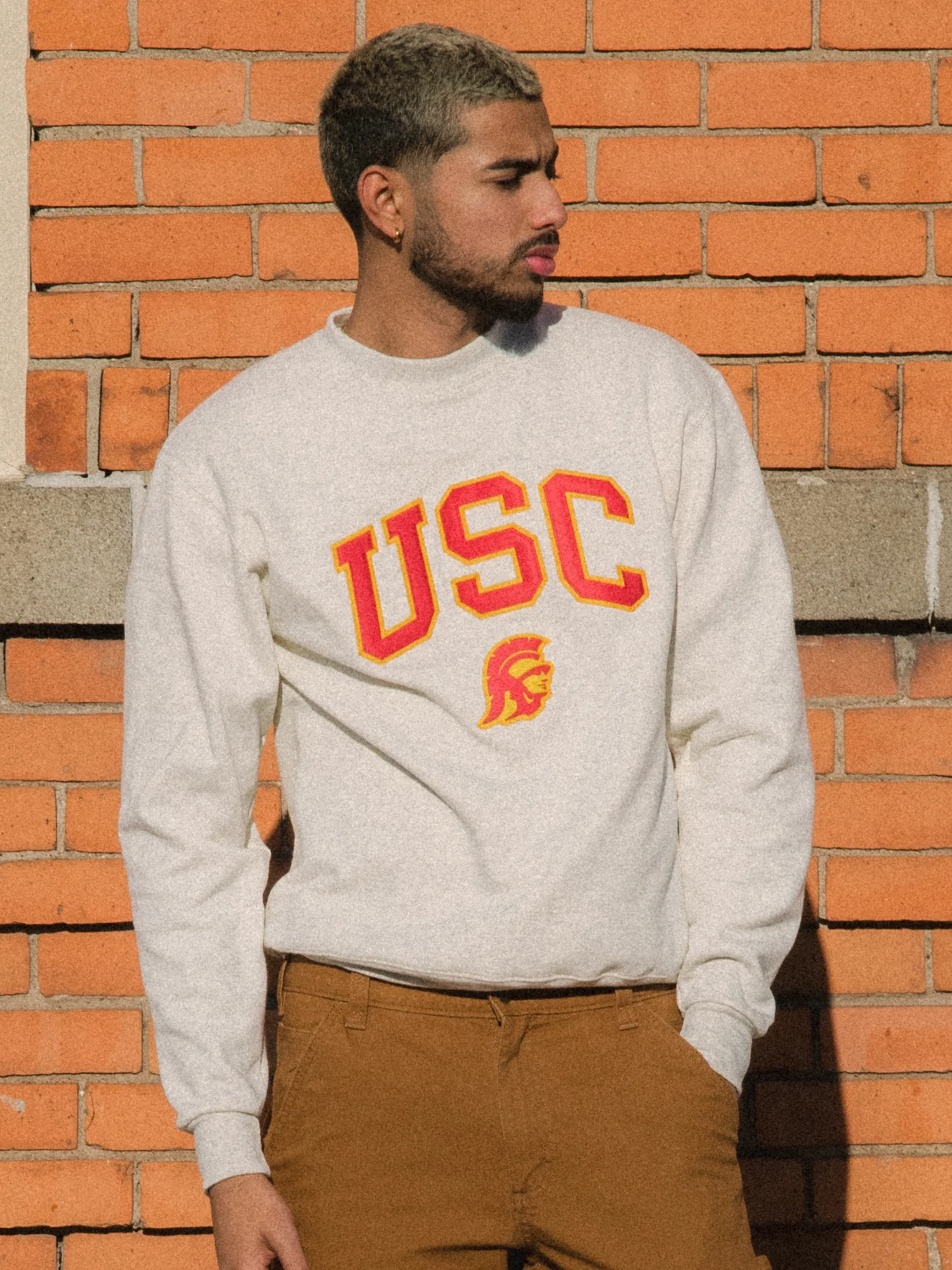 NMCHAMPION USC CREWNECK