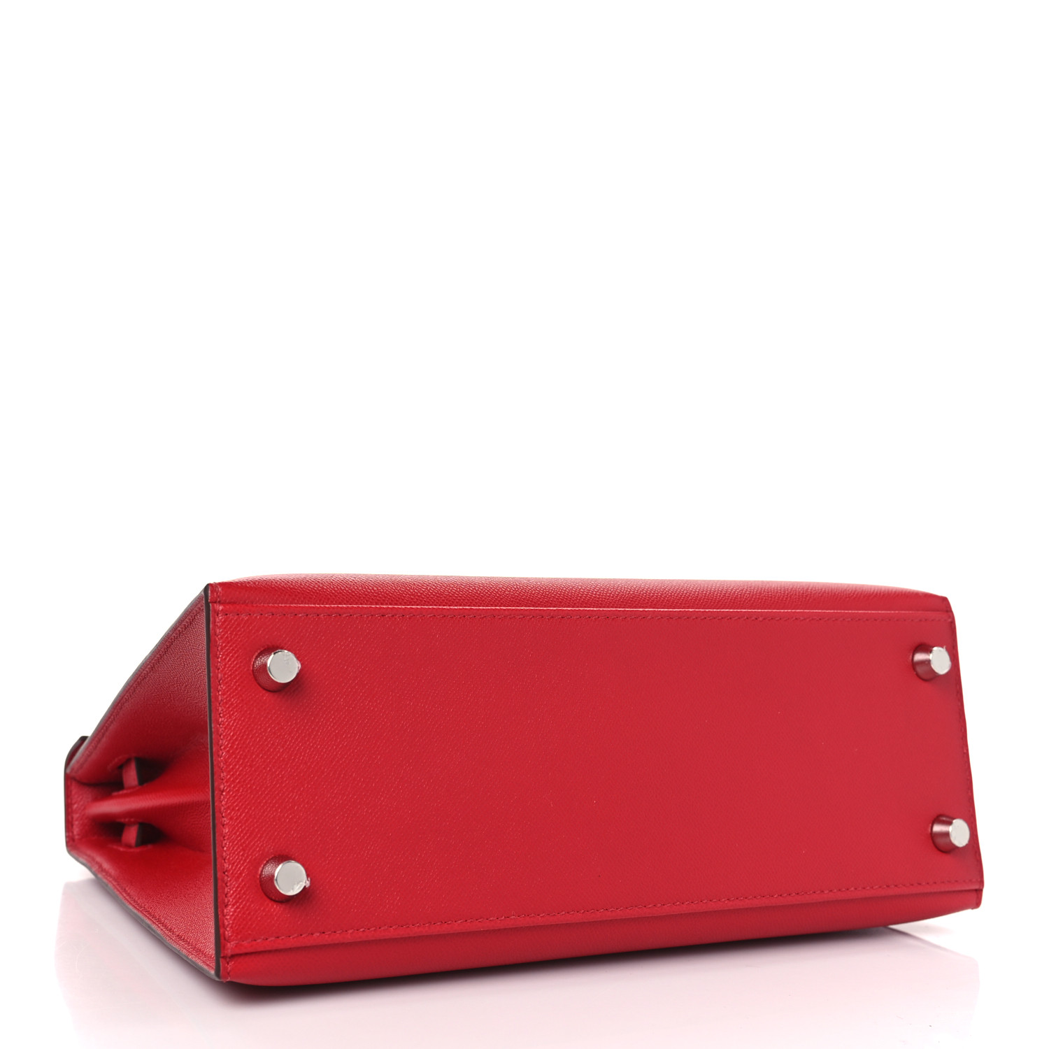 NMMadame Calfskin Verso Kelly Sellier 25 Rouge Piment Rose Shocking