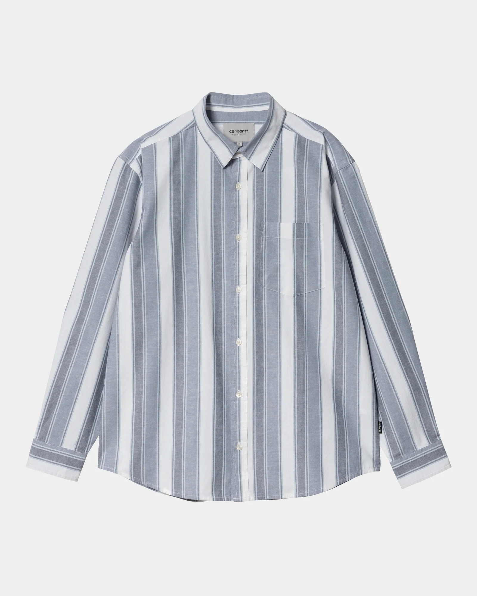 NMKendricks Stripe Shirt | Hudson Blue / Bay Blue