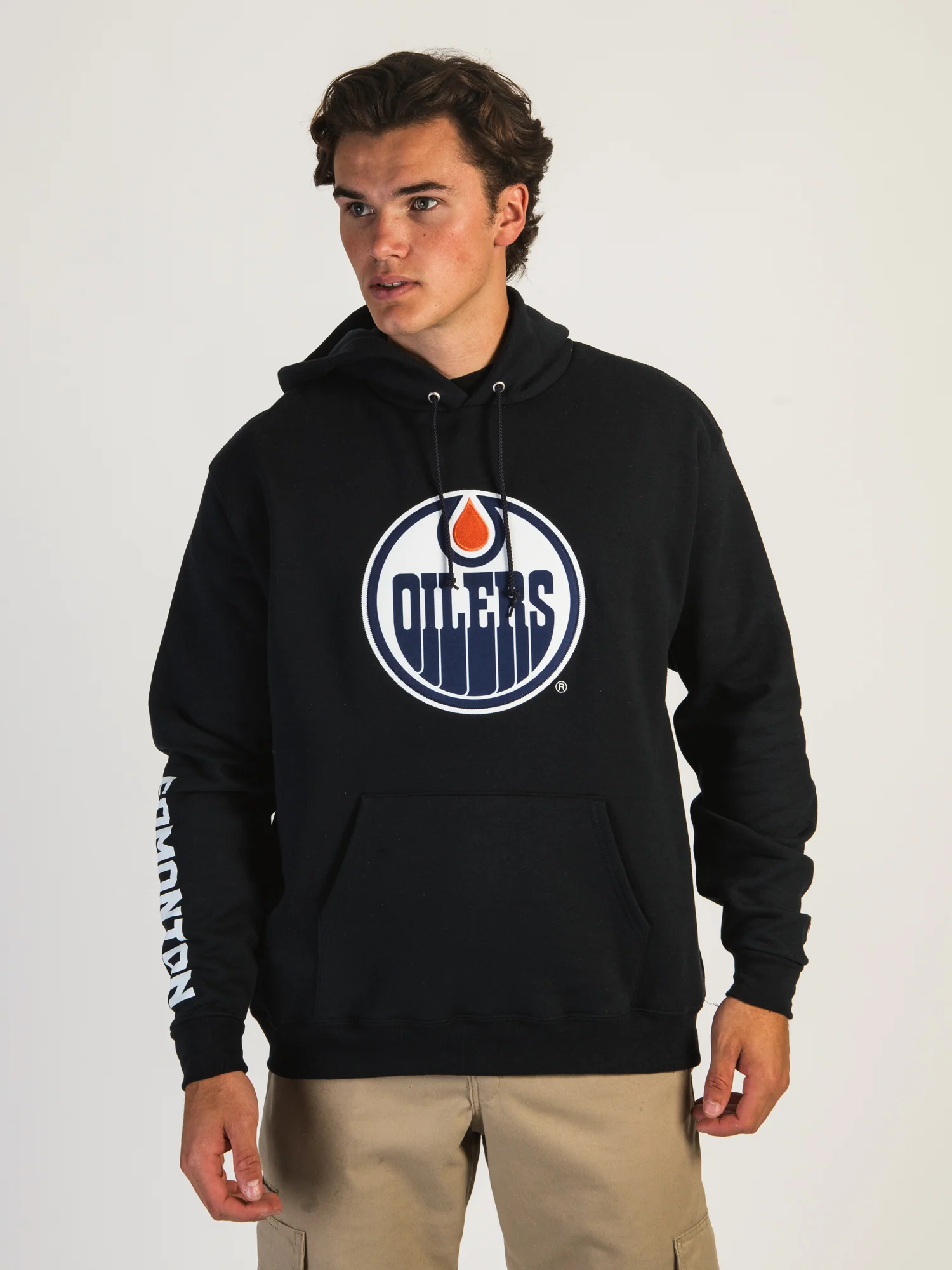 NMCHAMPION NHL EDMONTON OILERS CENTER ICE PULL OVER HOODIE