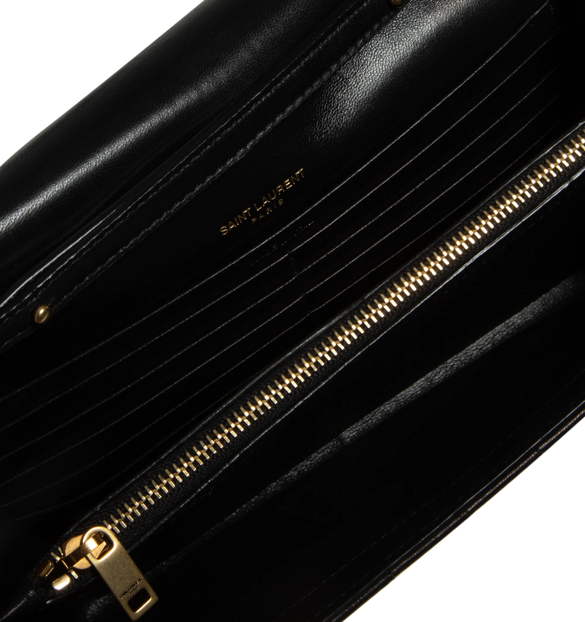 NMQUILTED CHAIN WALLET