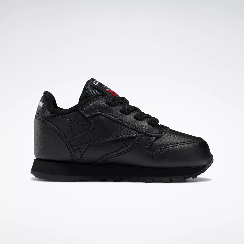 NMReebok Kid's Classic Leather Shoes - Core Black