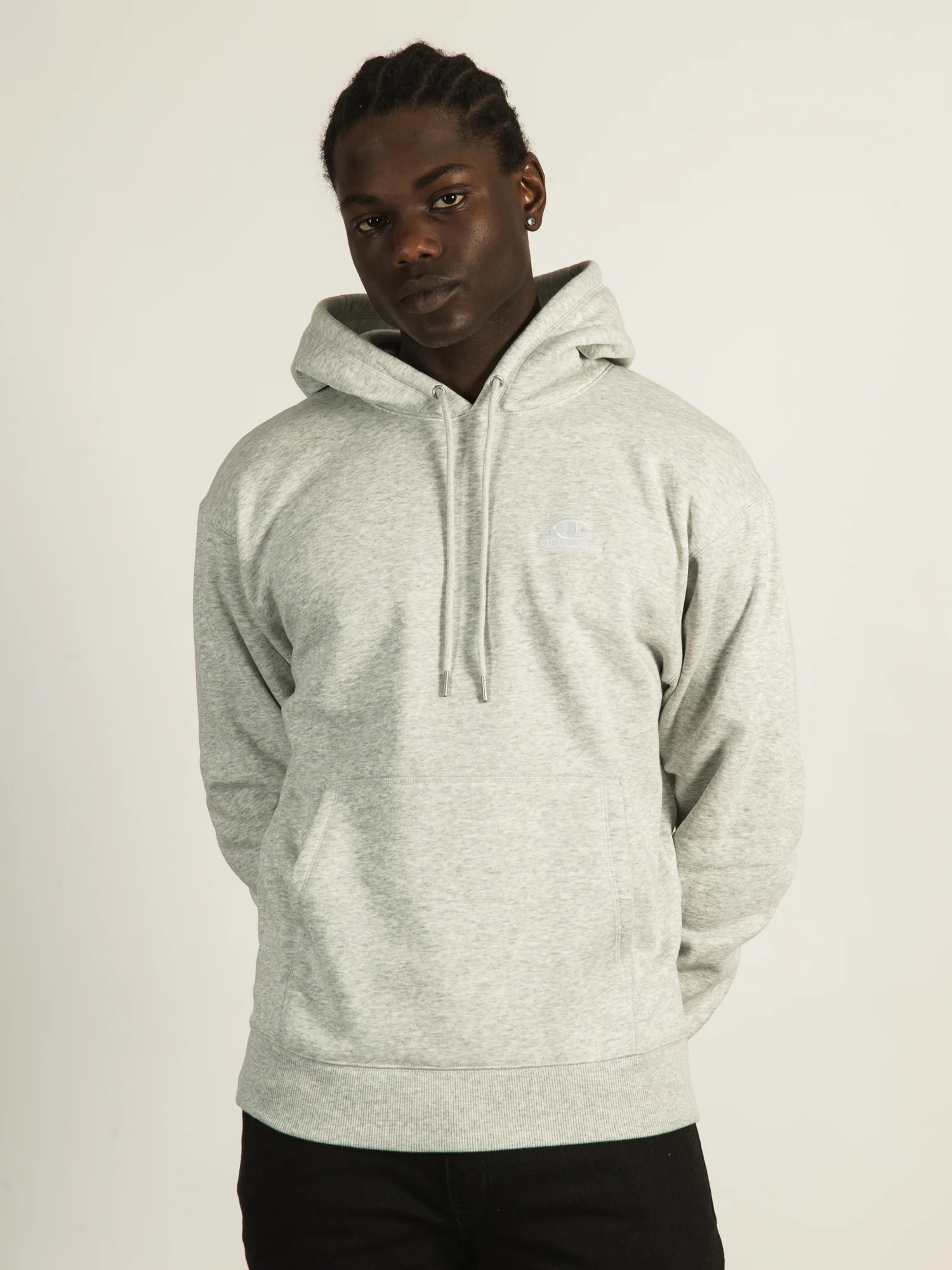 NMCHAMPION CLASSIC PULL OVER LEFT CHEST LOGO HOODIE