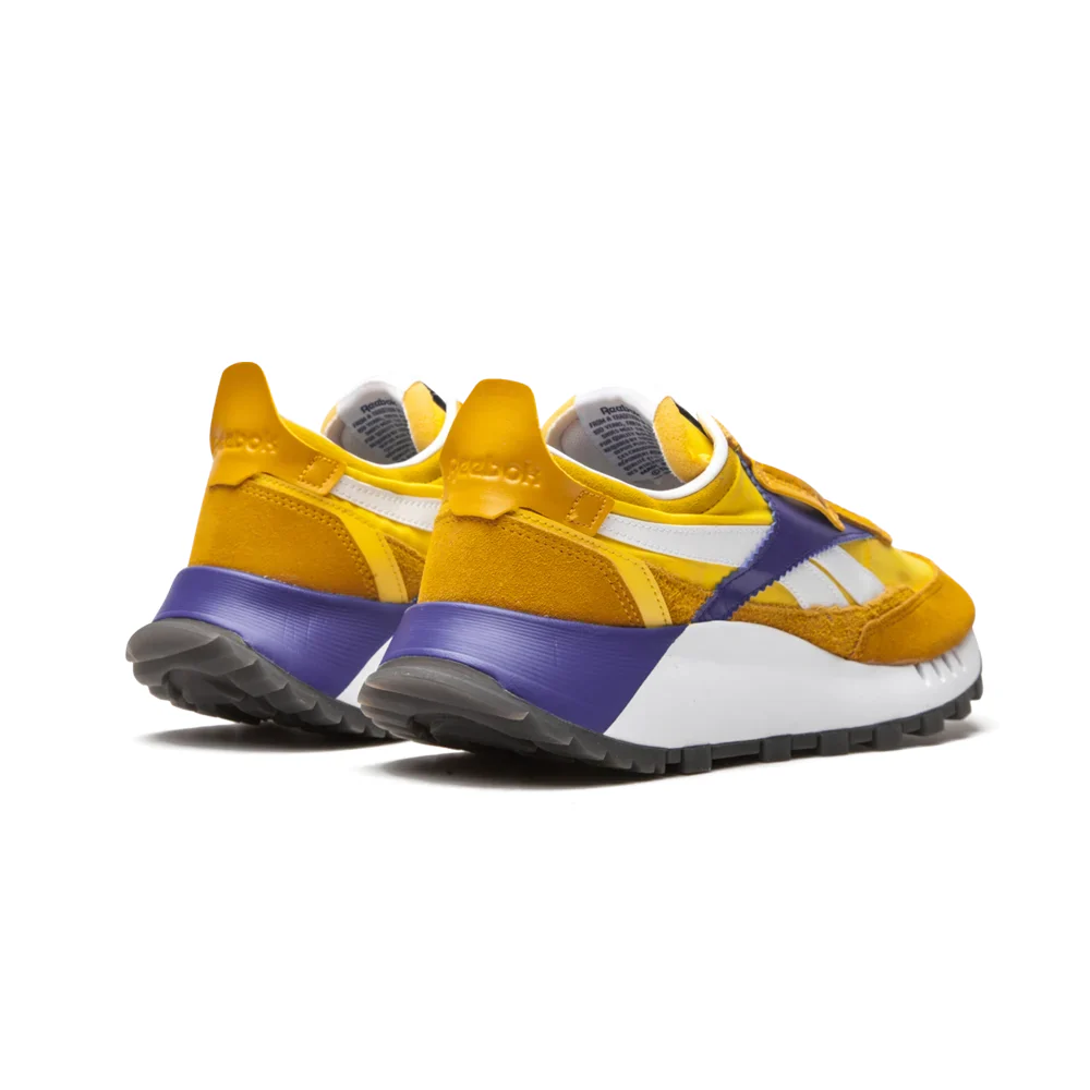 NMReebok Men's Classic Leather Legacy Shoes - Collegiate Gold / Bright Yellow / Royal Dark Blue