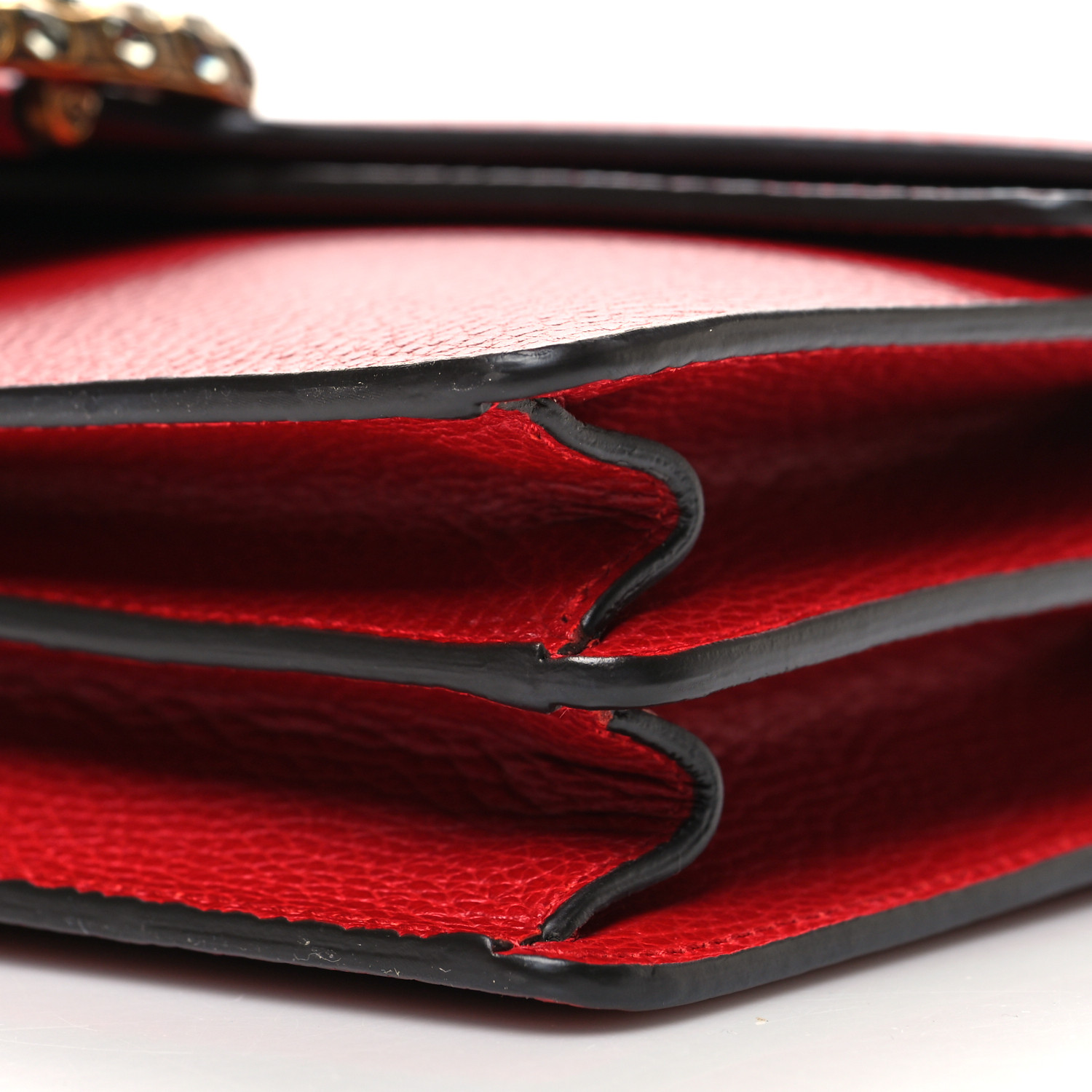 NMPebbled Calfskin Small Dionysus Shoulder Bag Red