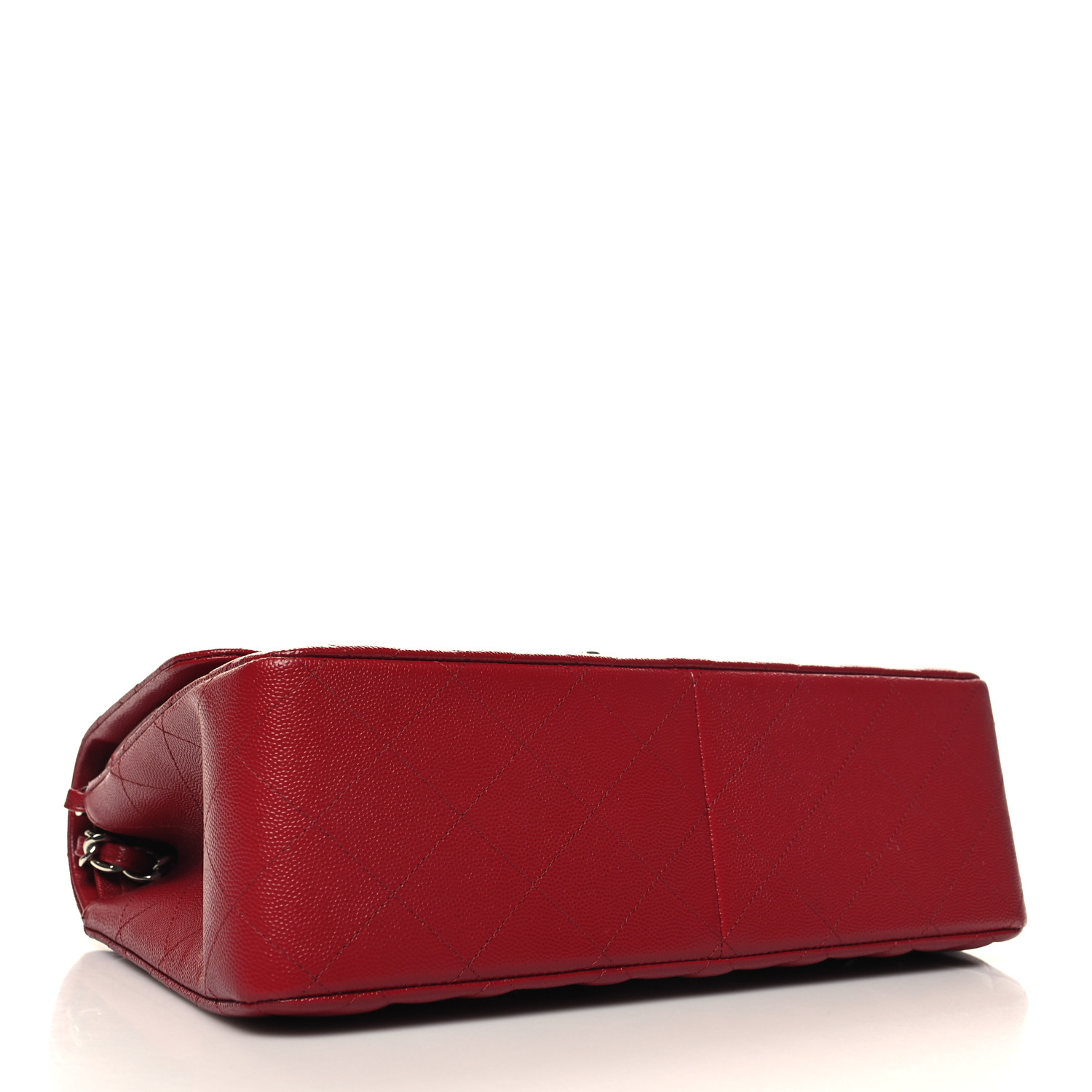 NMCaviar Quilted Jumbo Double Flap Red