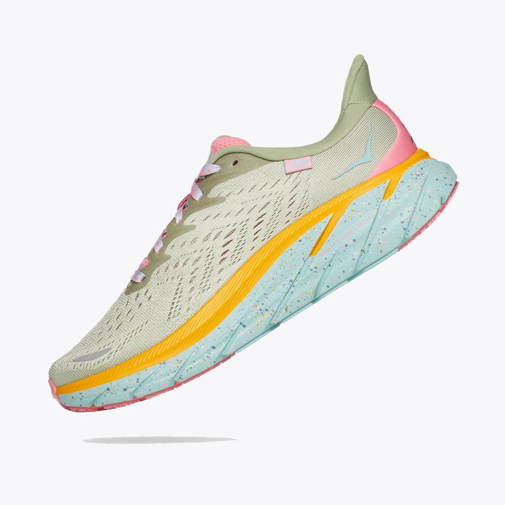 NMWomen's Clifton 8 - Seaweed Brown / Green Teal