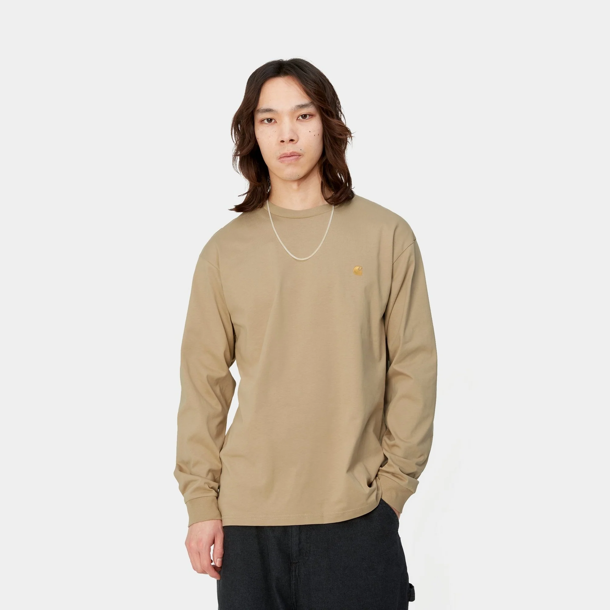 NMChase Long Sleeve T-Shirt | Sable