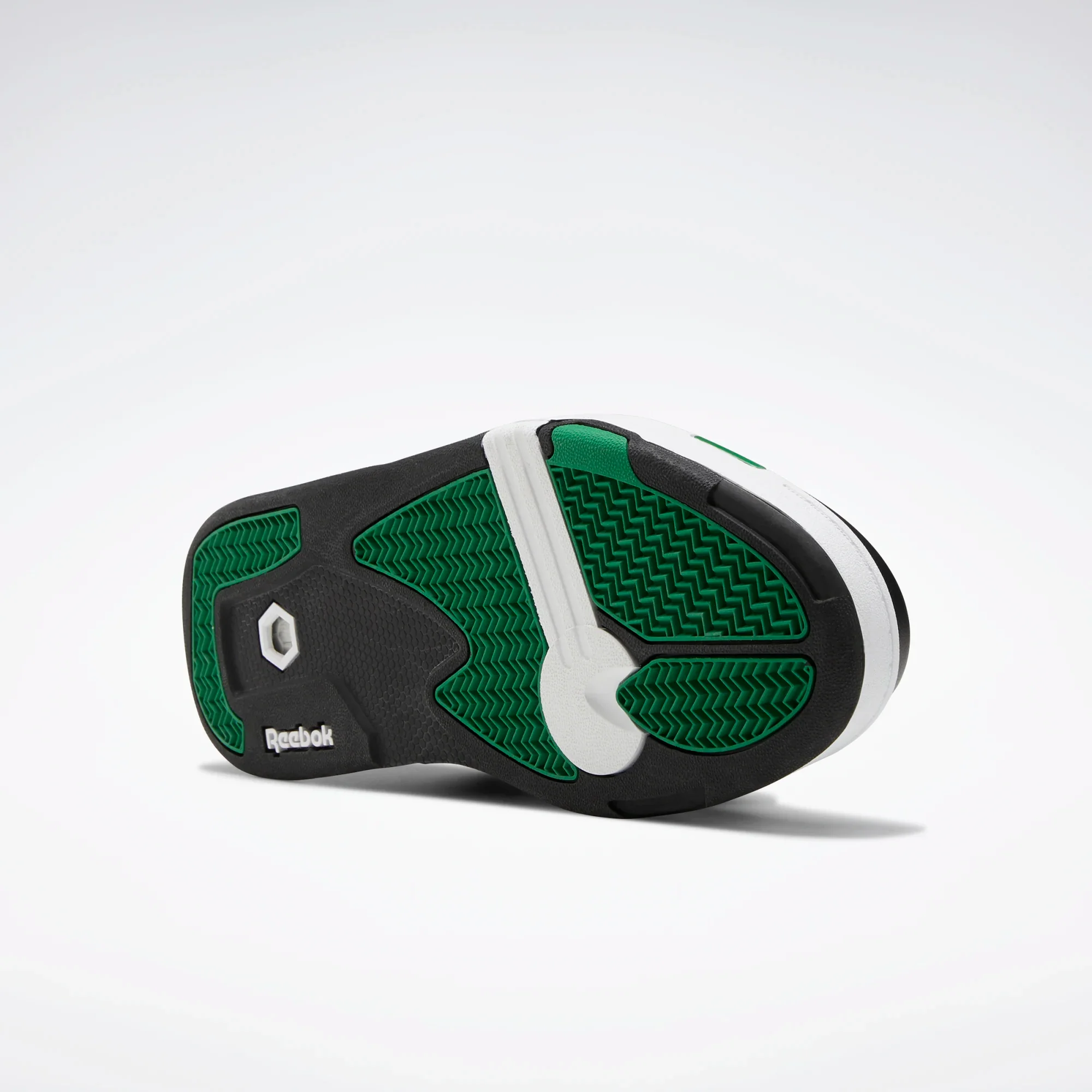 NMReebok Men's Pump Omni Zone II Shoes - Core Black / Glen Green / Ftwr White