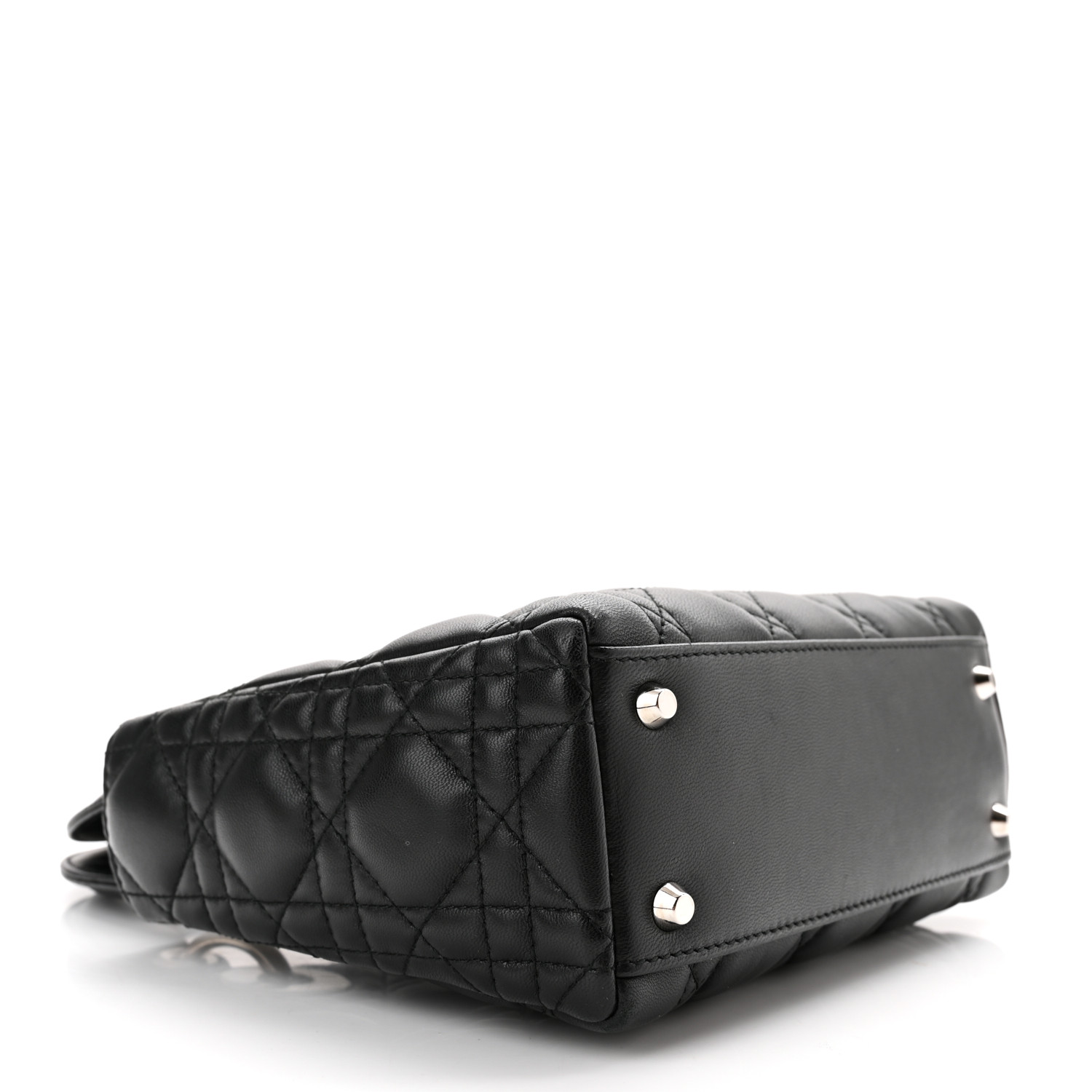 NMLambskin Cannage Mini Lady Black（6.5 x 6 x 3 in）