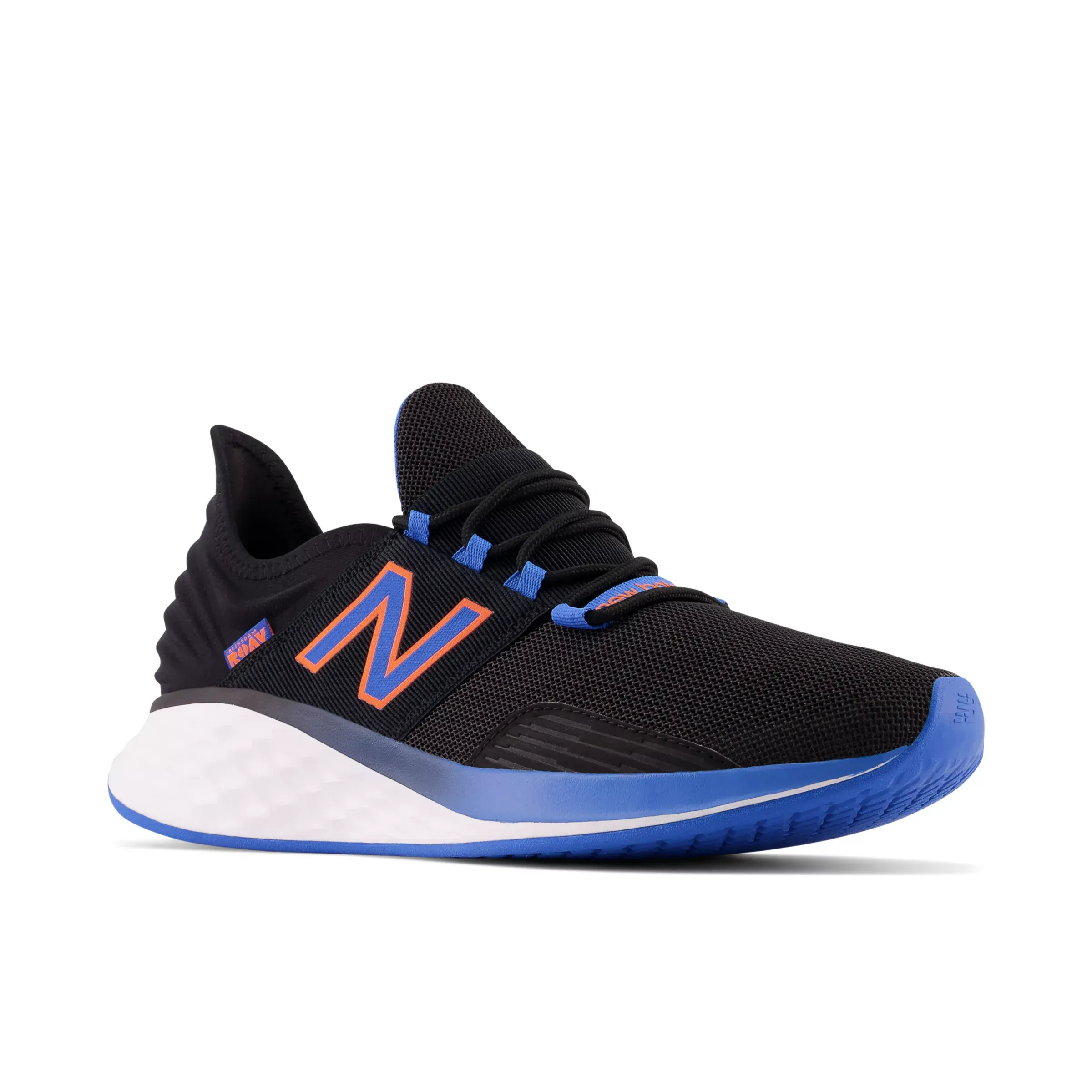 NMFresh Foam Roav - Black with Serene Blue and Vibrant Orange
