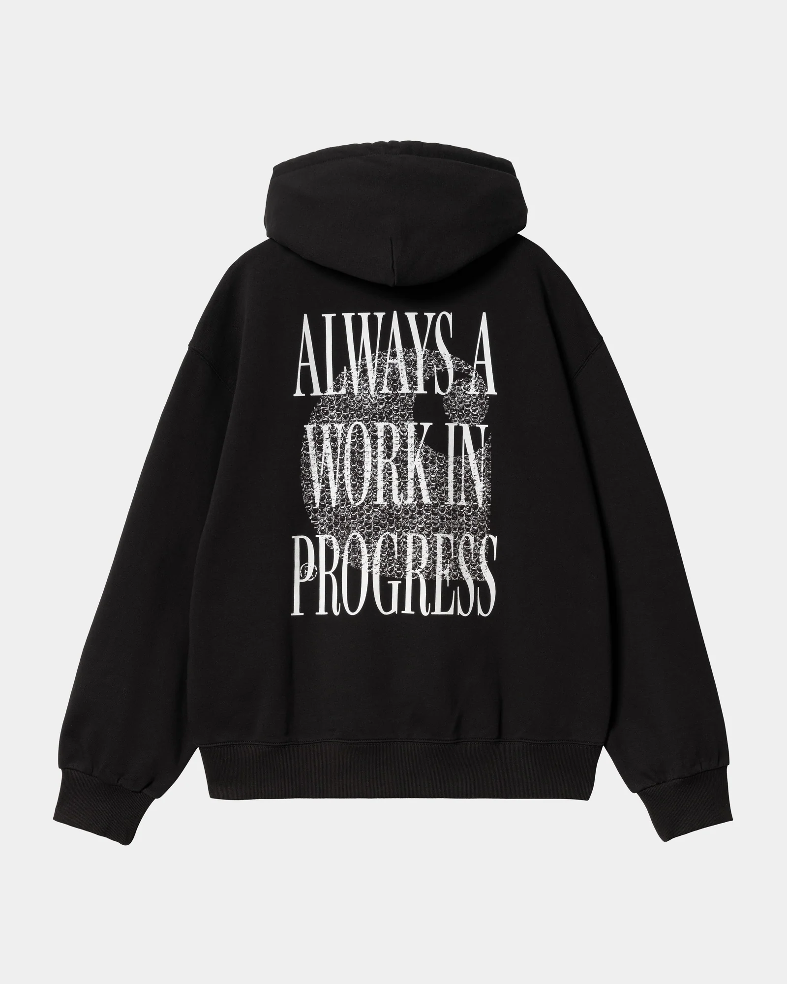 NMHooded Always a WIP Sweatshirt | Black