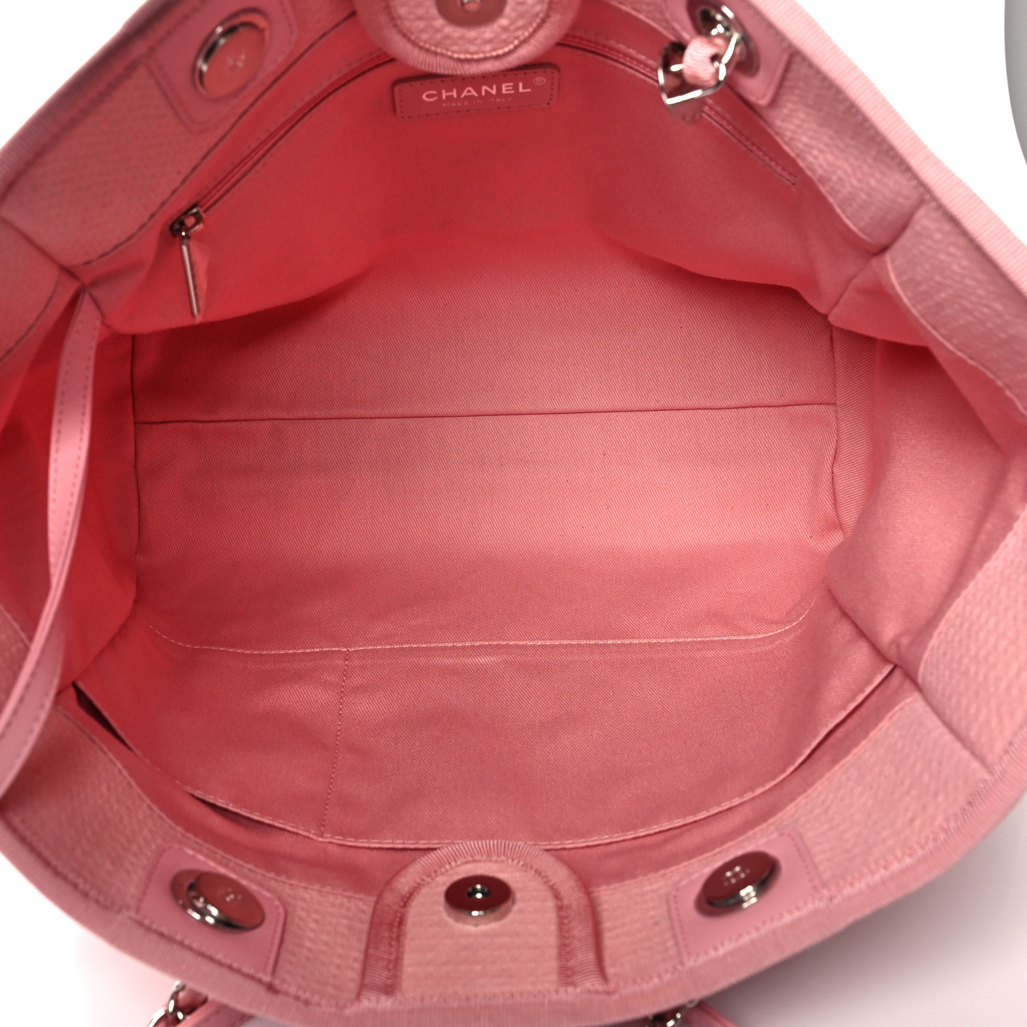 NMMixed Fibers Small Deauville Tote Pink