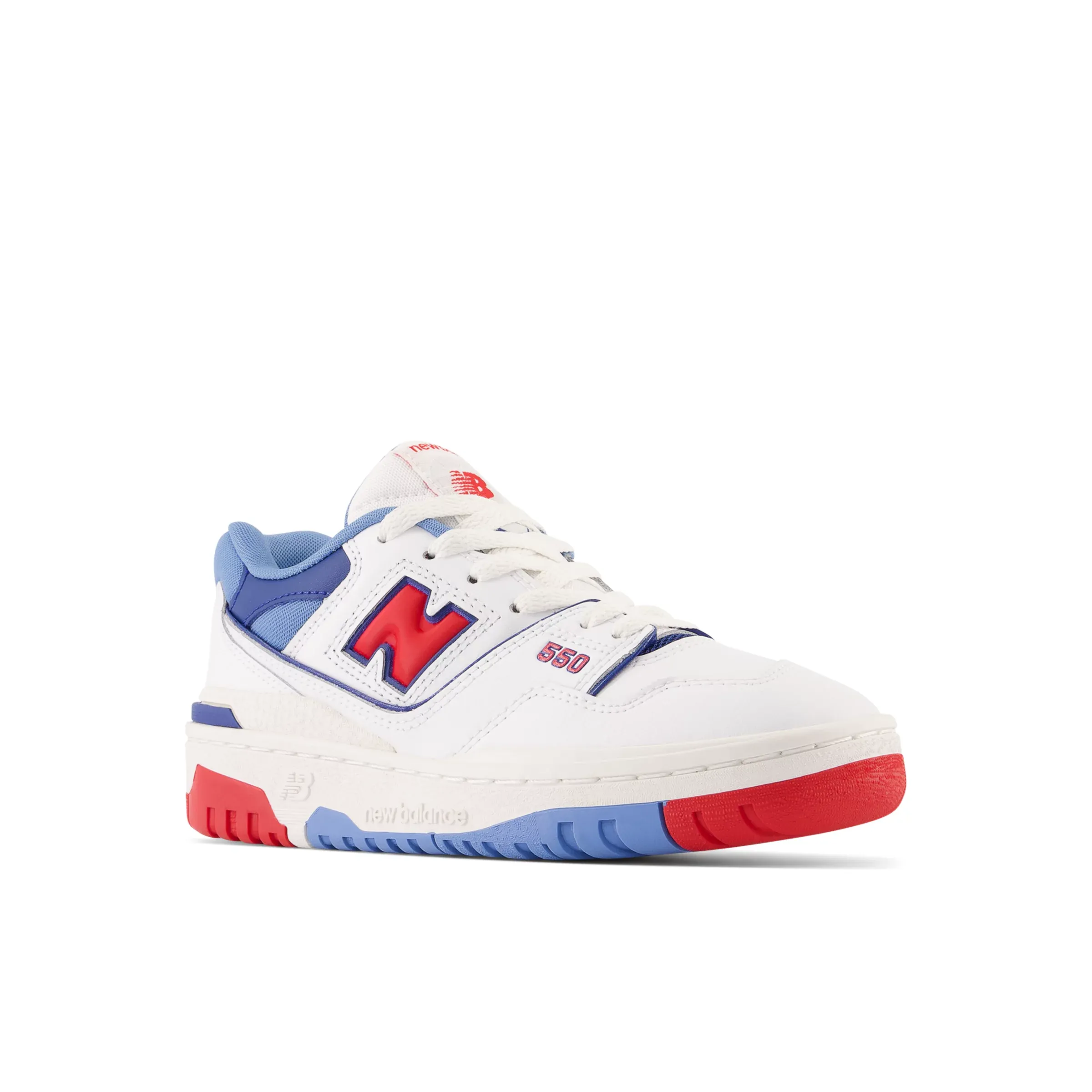 NM550 - White with True Red and Atlantic Blue