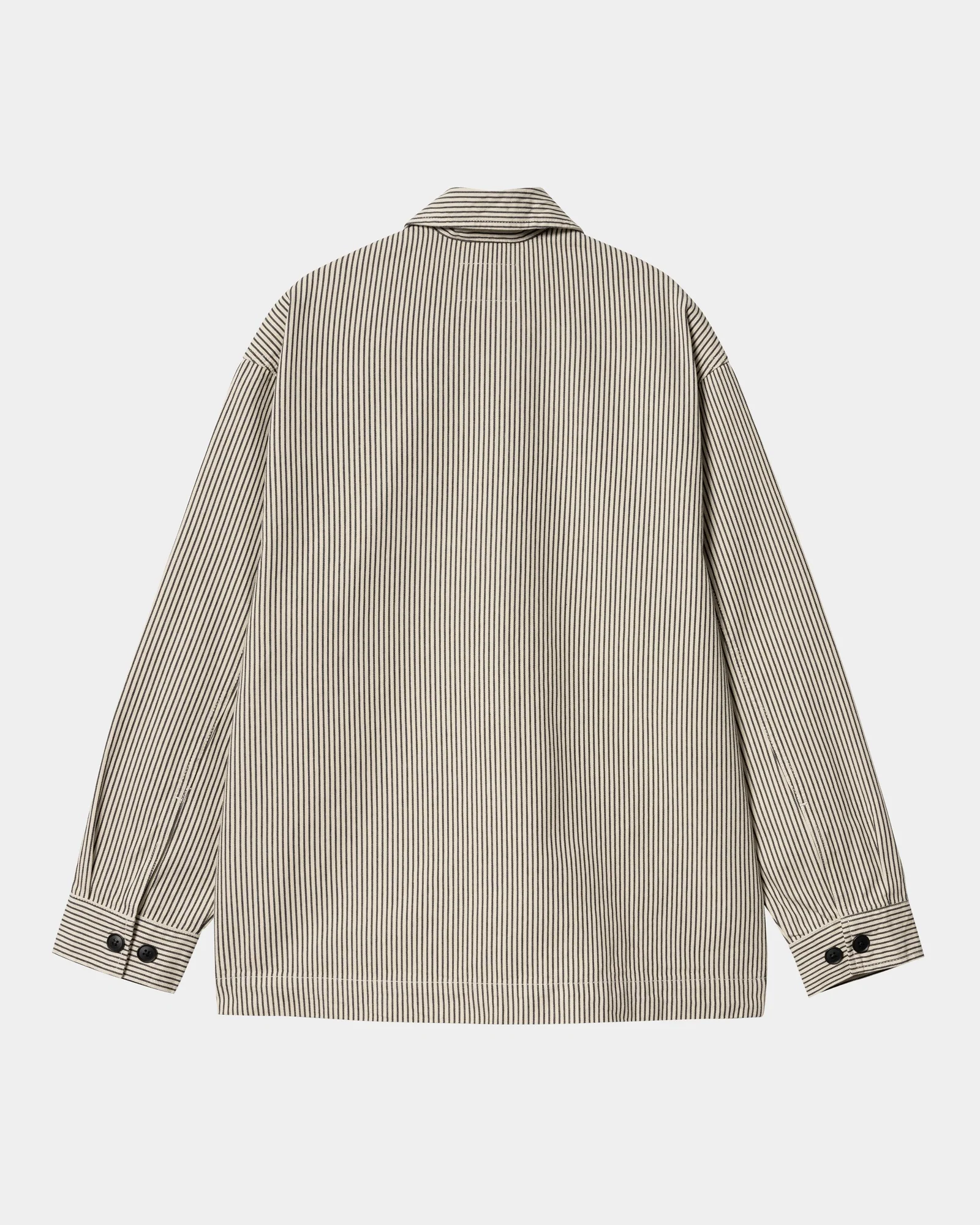 NMHaywood Stripe Coat | Wax / Black