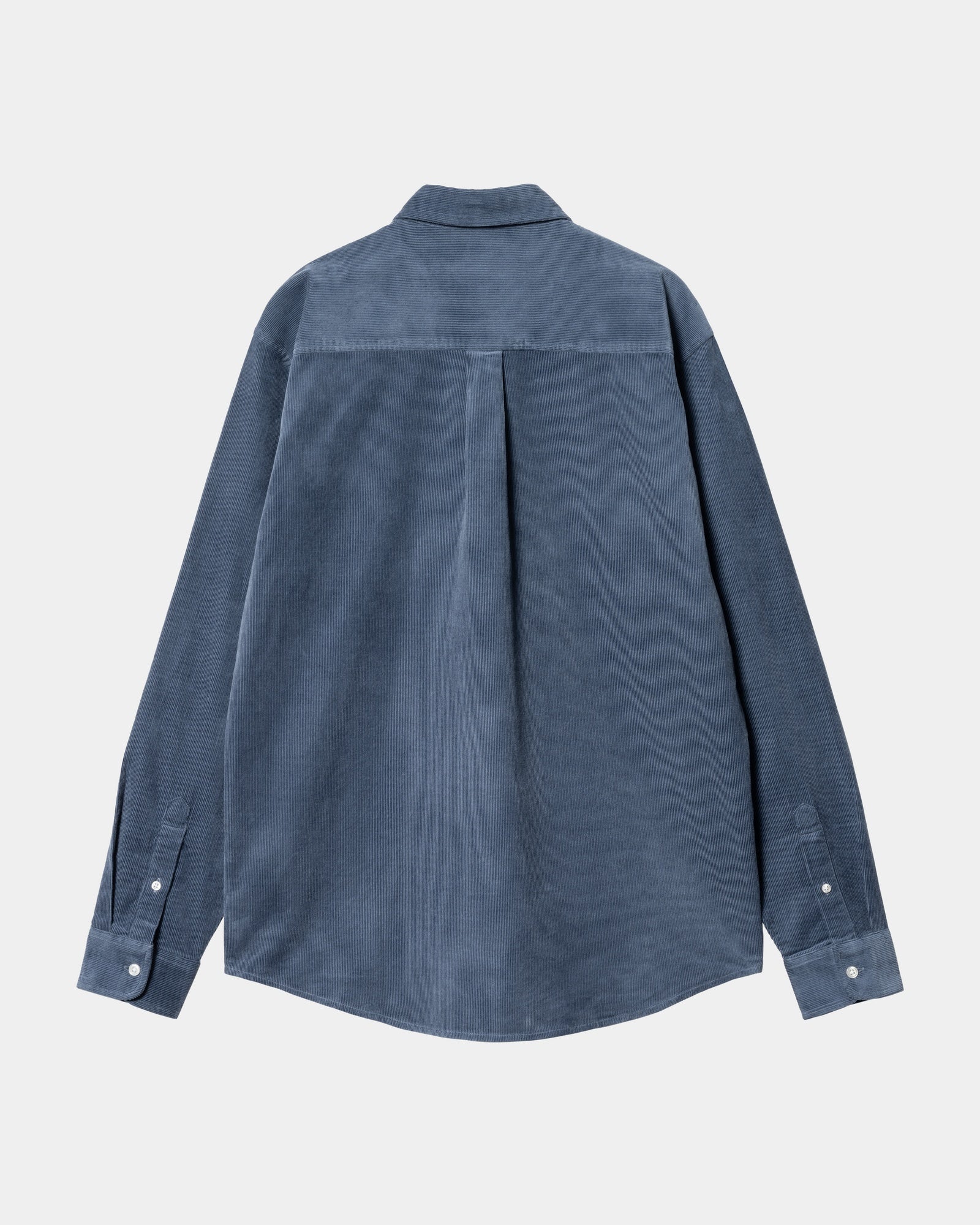 NMMadison Fine Cord Shirt | Hudson Blue / Black