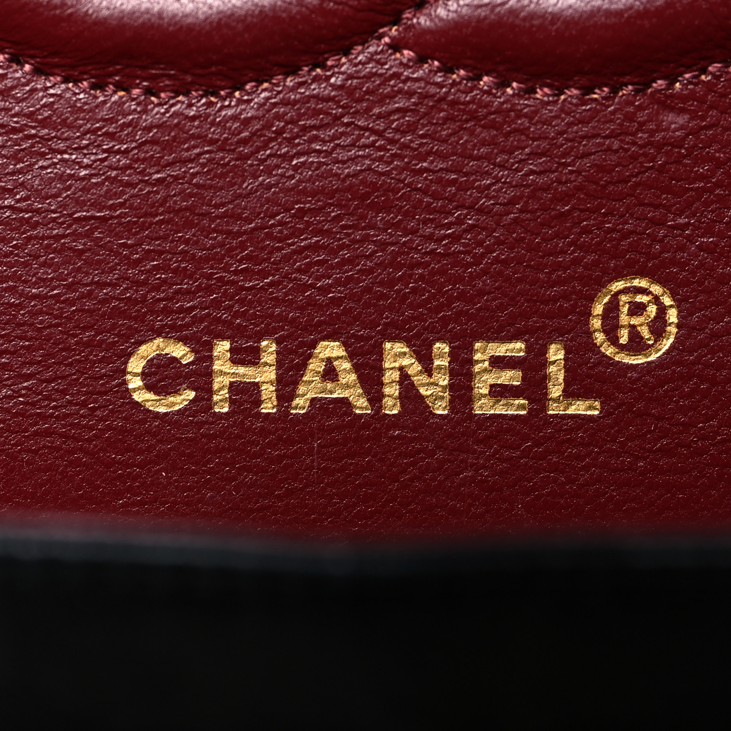 NMLambskin Quilted Medium Double Flap Black