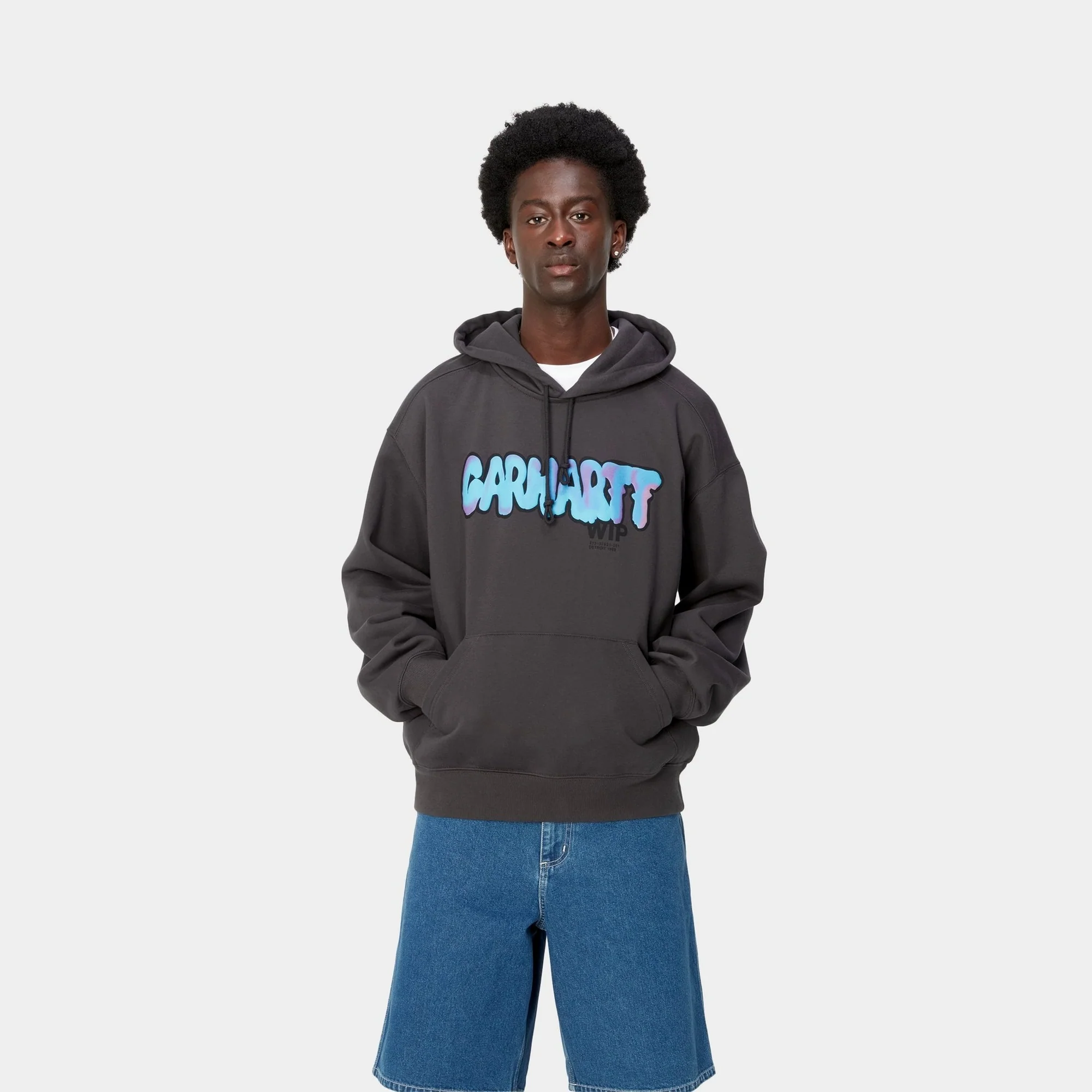 NMHooded Drip Sweatshirt | Charcoal