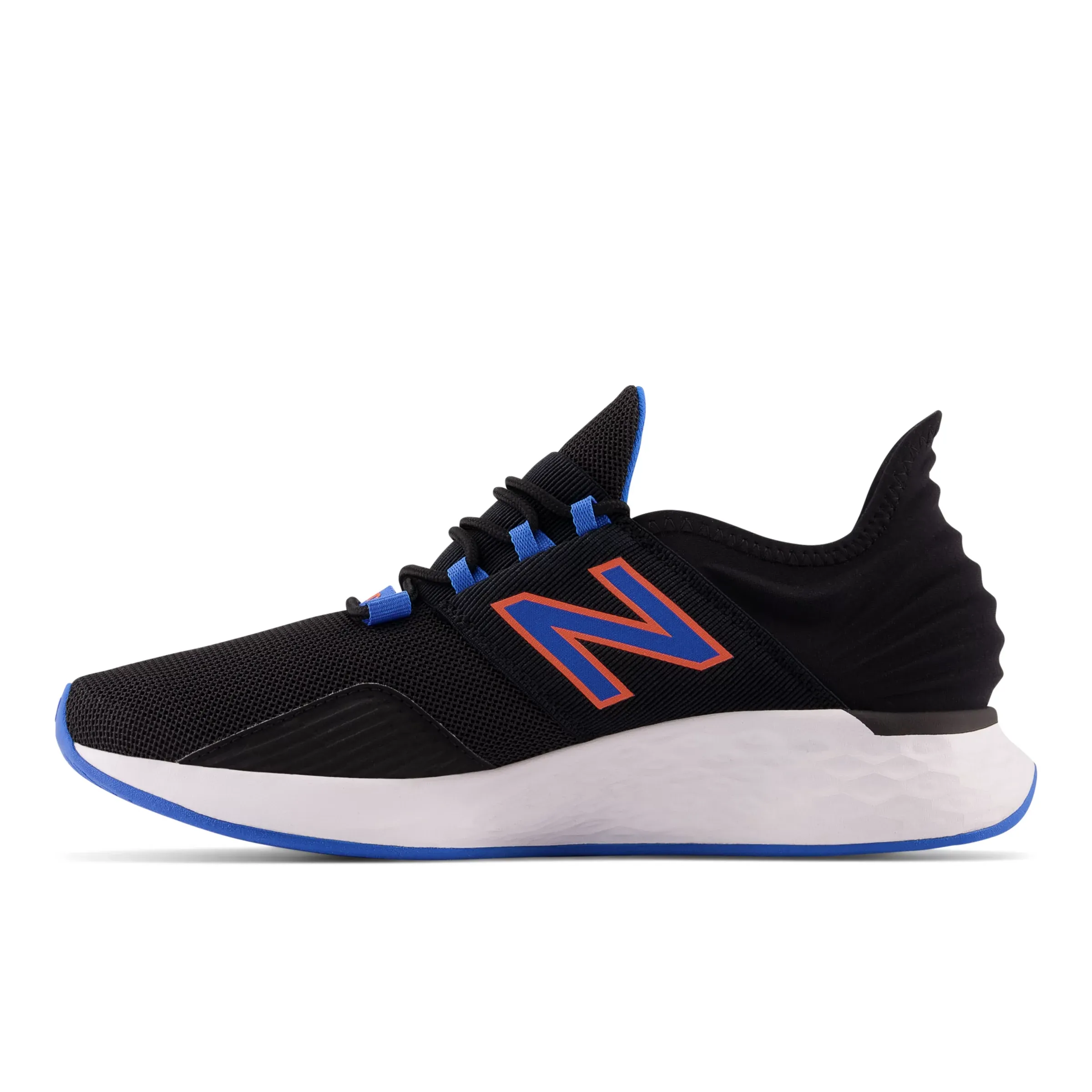 NMFresh Foam Roav - Black with Serene Blue and Vibrant Orange
