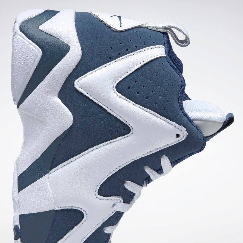 NMReebok Men's Kamikaze II Basketball Shoes - Ftwr White / Batik Blue