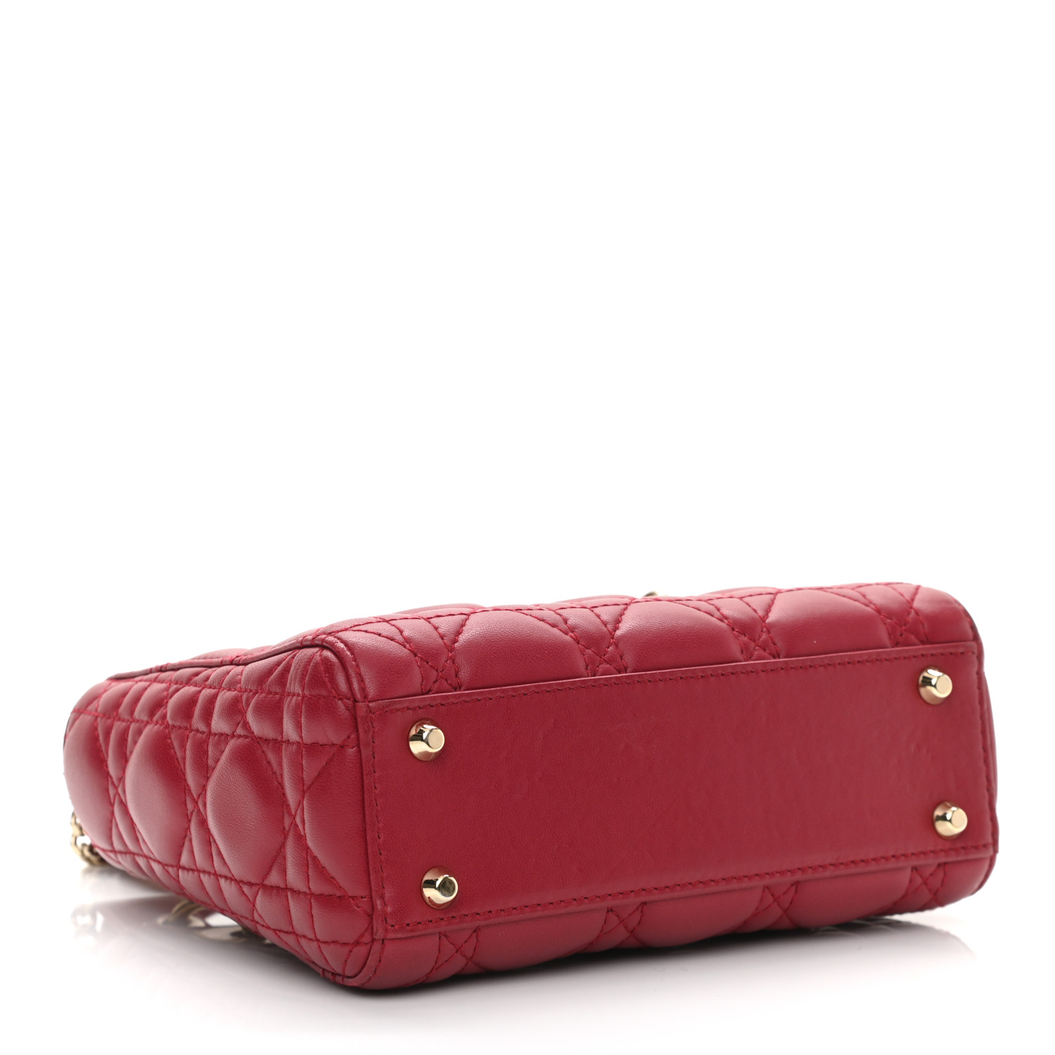 NMLambskin Cannage Mini Lady Burgundy