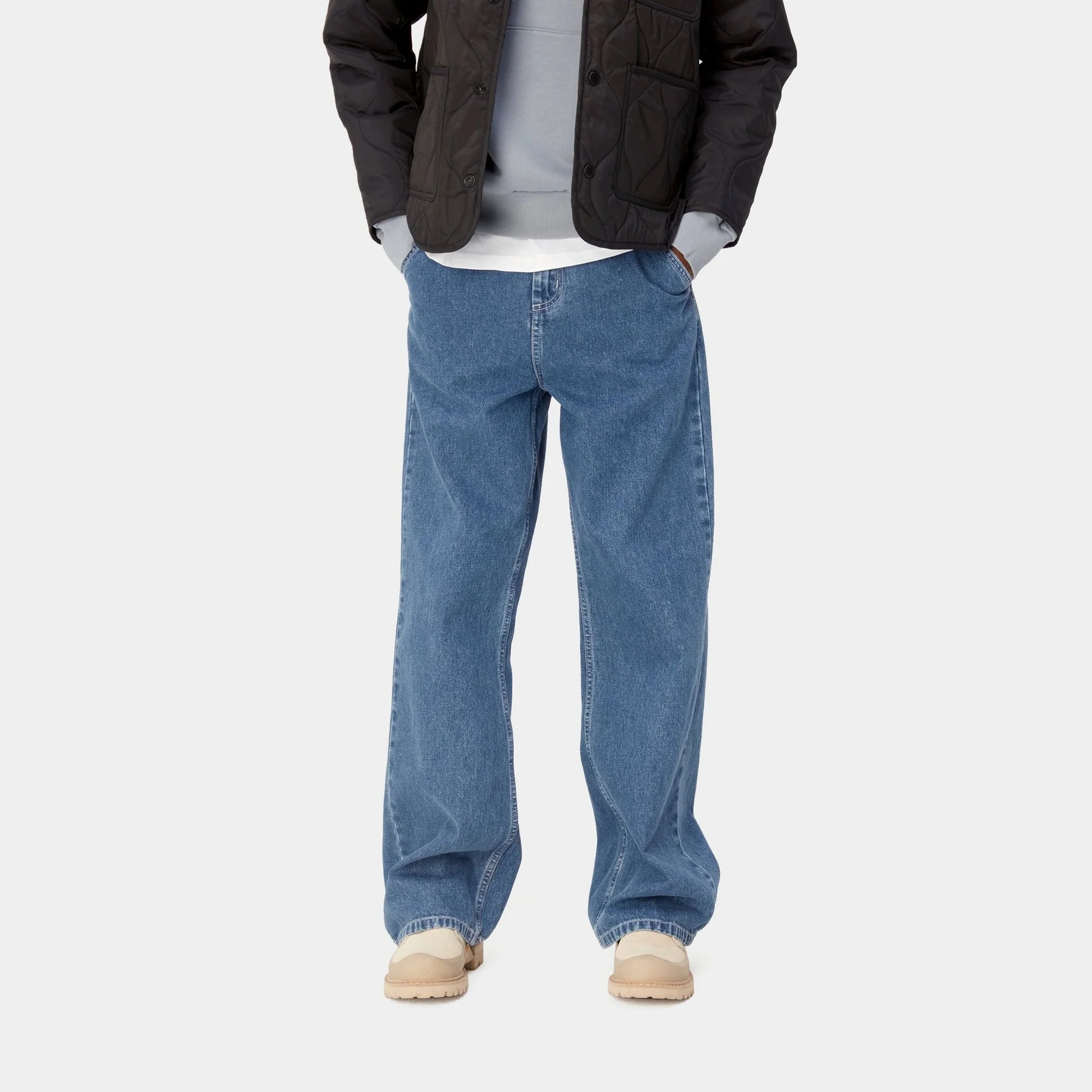 NMWomen’s Simple Pant | Blue (stone washed)