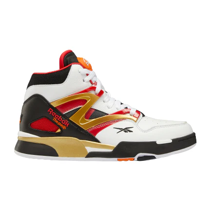 NMReebok Men's Pump Omni Zone II Basketball Shoes - Ftwr White / Black / Vector Red