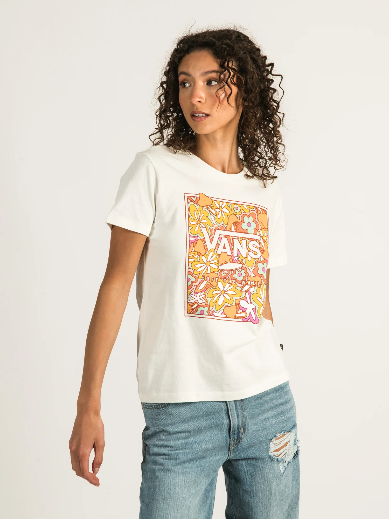 NMVANS RESORT FLORAL BOX FILL T-SHIRT