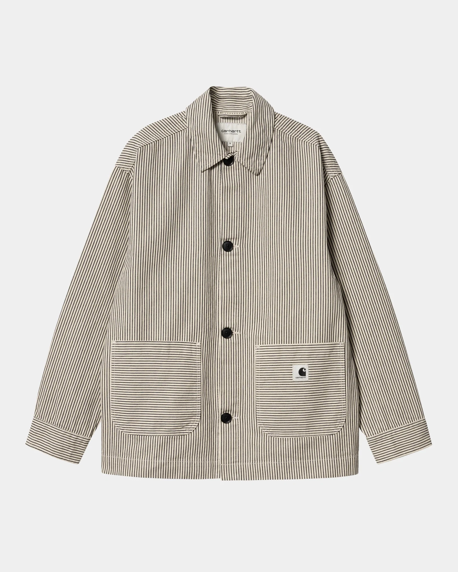 NMHaywood Stripe Coat | Wax / Black