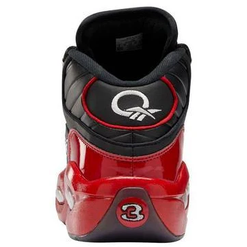 NMReebok Kid's Question Mid Street Sleigh Shoes - Black / Vector Red