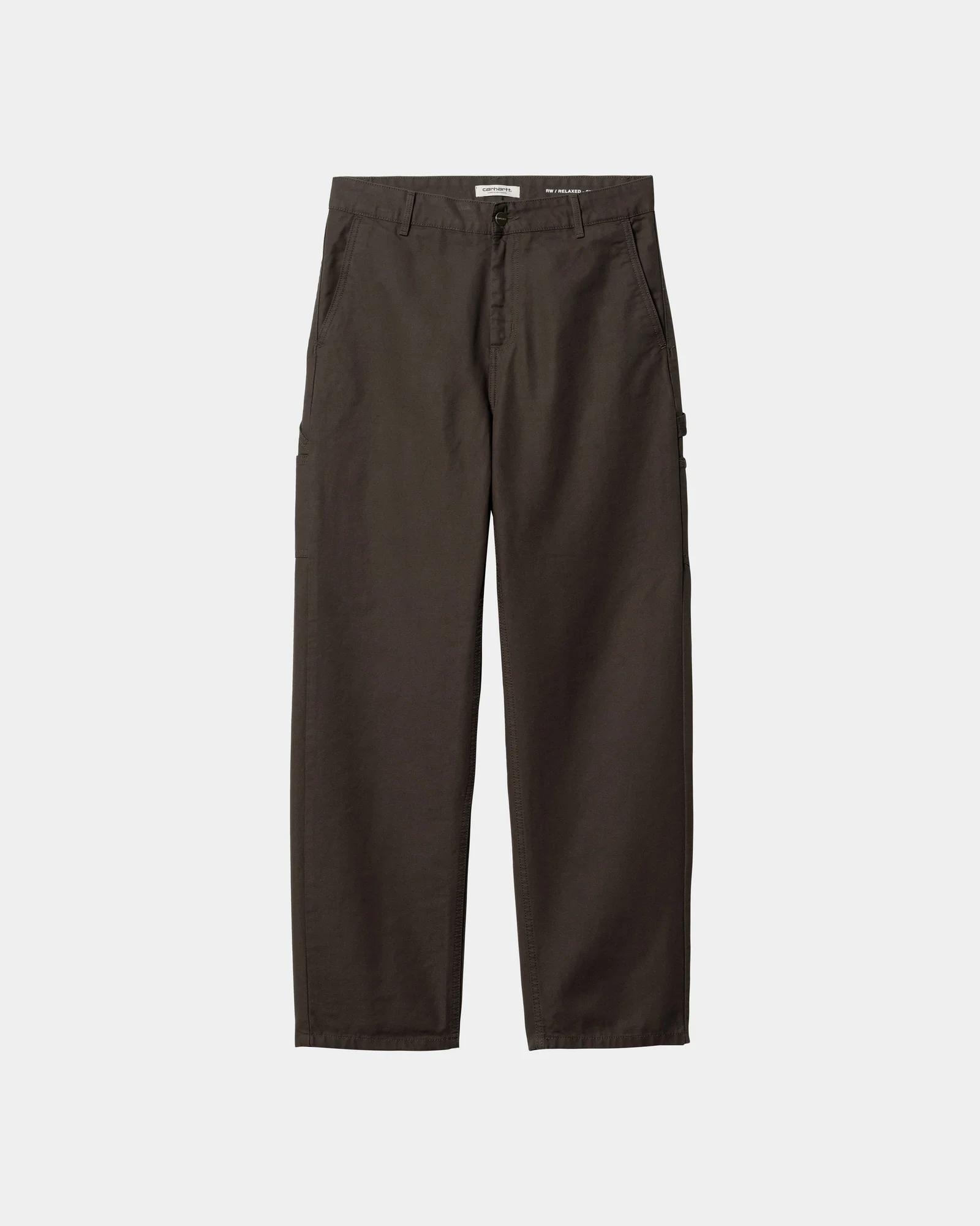 NMPierce Pant Straight - Canvas | Tobacco