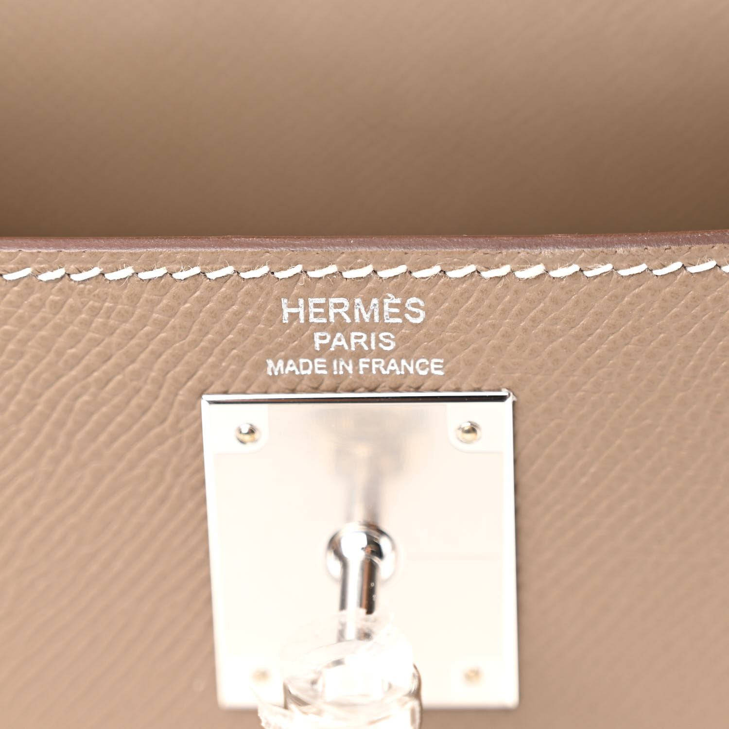 NMEpsom Kelly Sellier 28 Etoupe (Silver Lock)