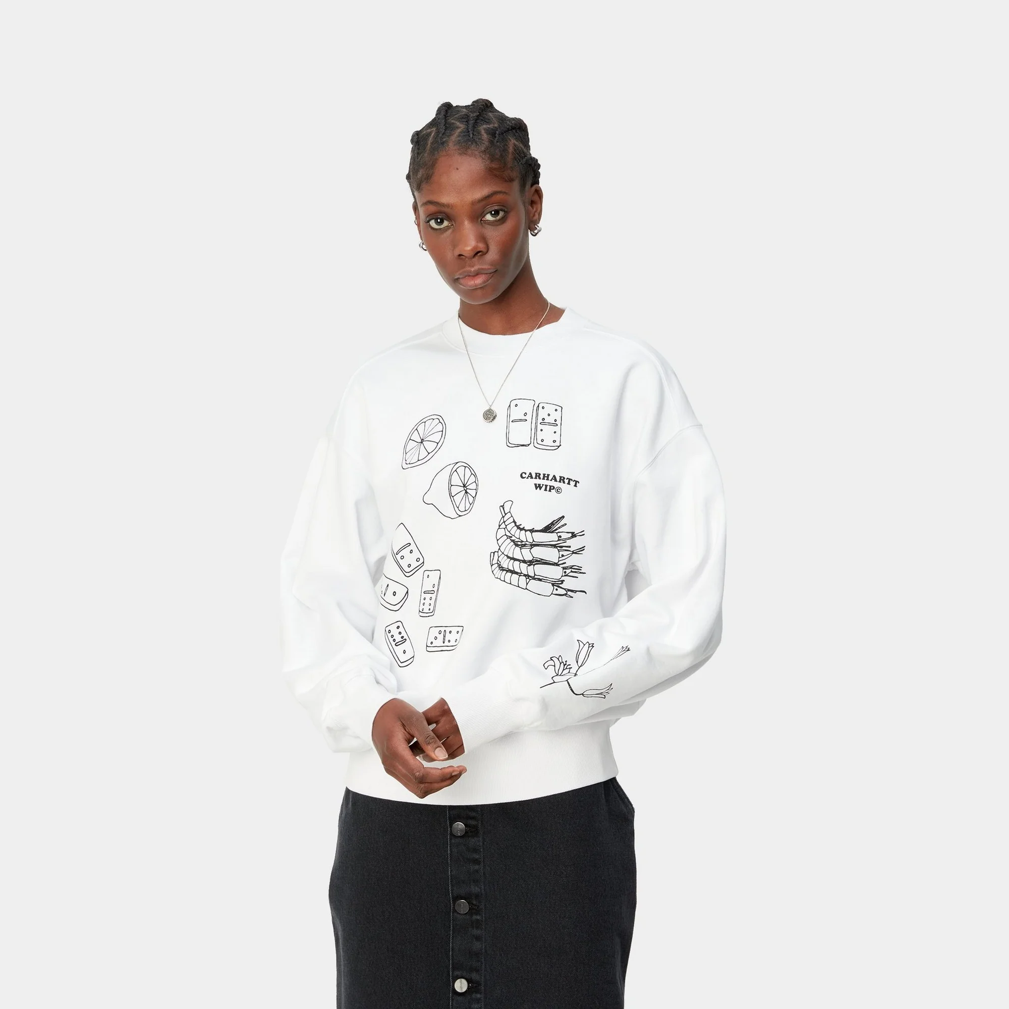 NMWomen's Isis Maria Lunch Sweatshirt | White