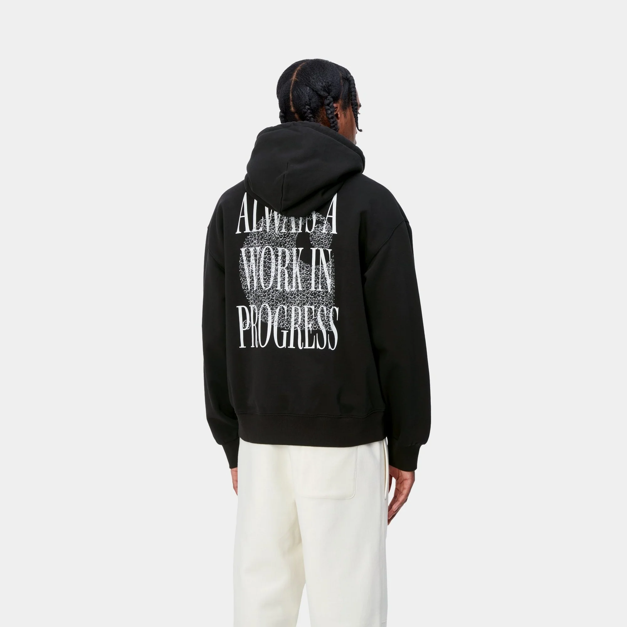 NMHooded Always a WIP Sweatshirt | Black