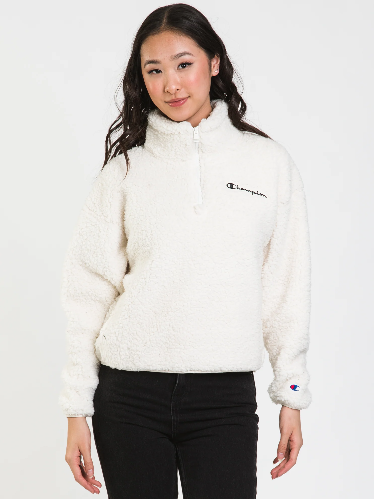 NMCHAMPION SHERPA 1/4 ZIP SCRIPT JACKET