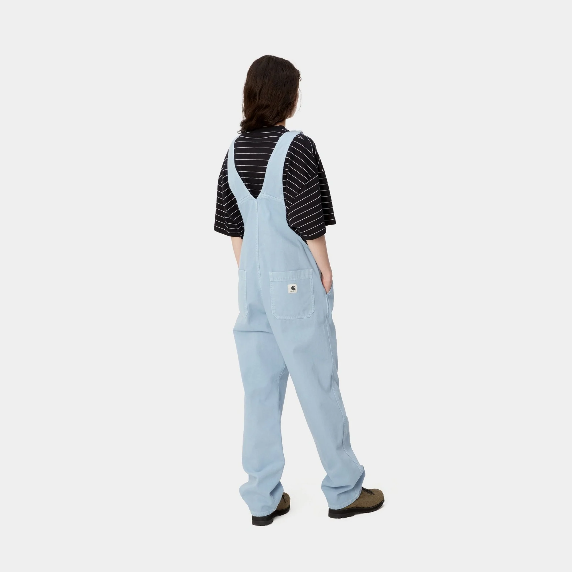 NMWomen’s Garrison Bib Overall | Frosted Blue (stone dyed)