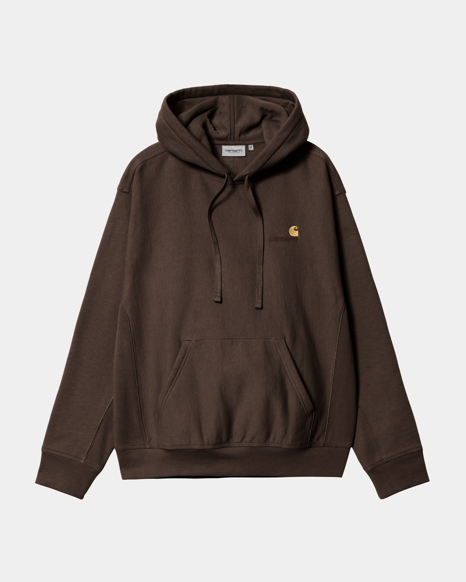 NMHooded American Script Sweatshirt | Tobacco