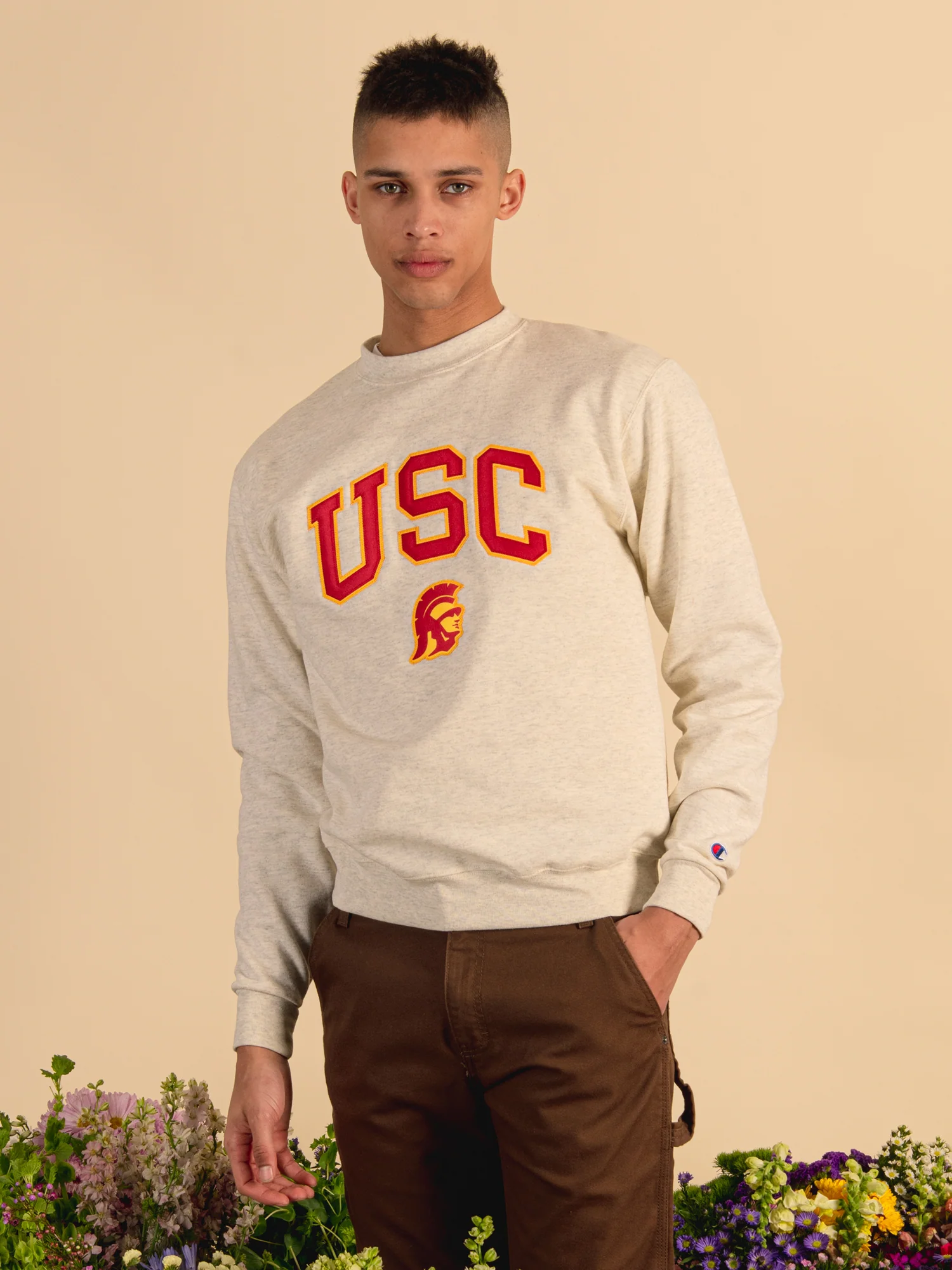NMCHAMPION USC CREWNECK