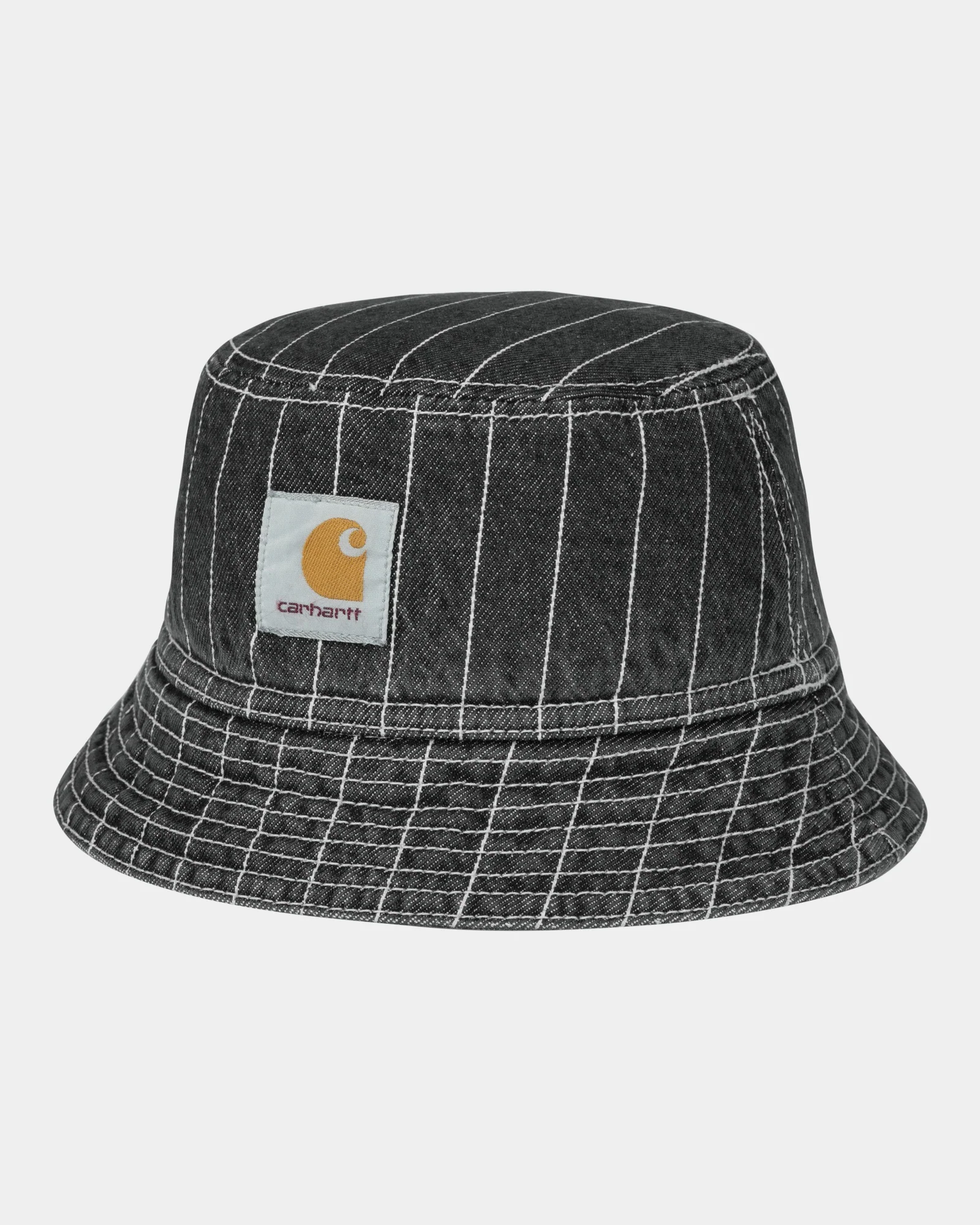 NMOrlean Stripe Bucket Hat |  Black / White (stone washed)