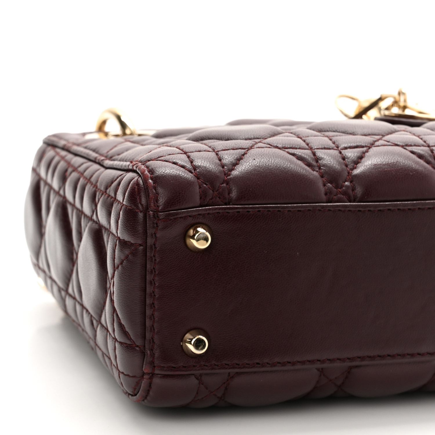 NMLambskin Cannage Mini Lady  Plum